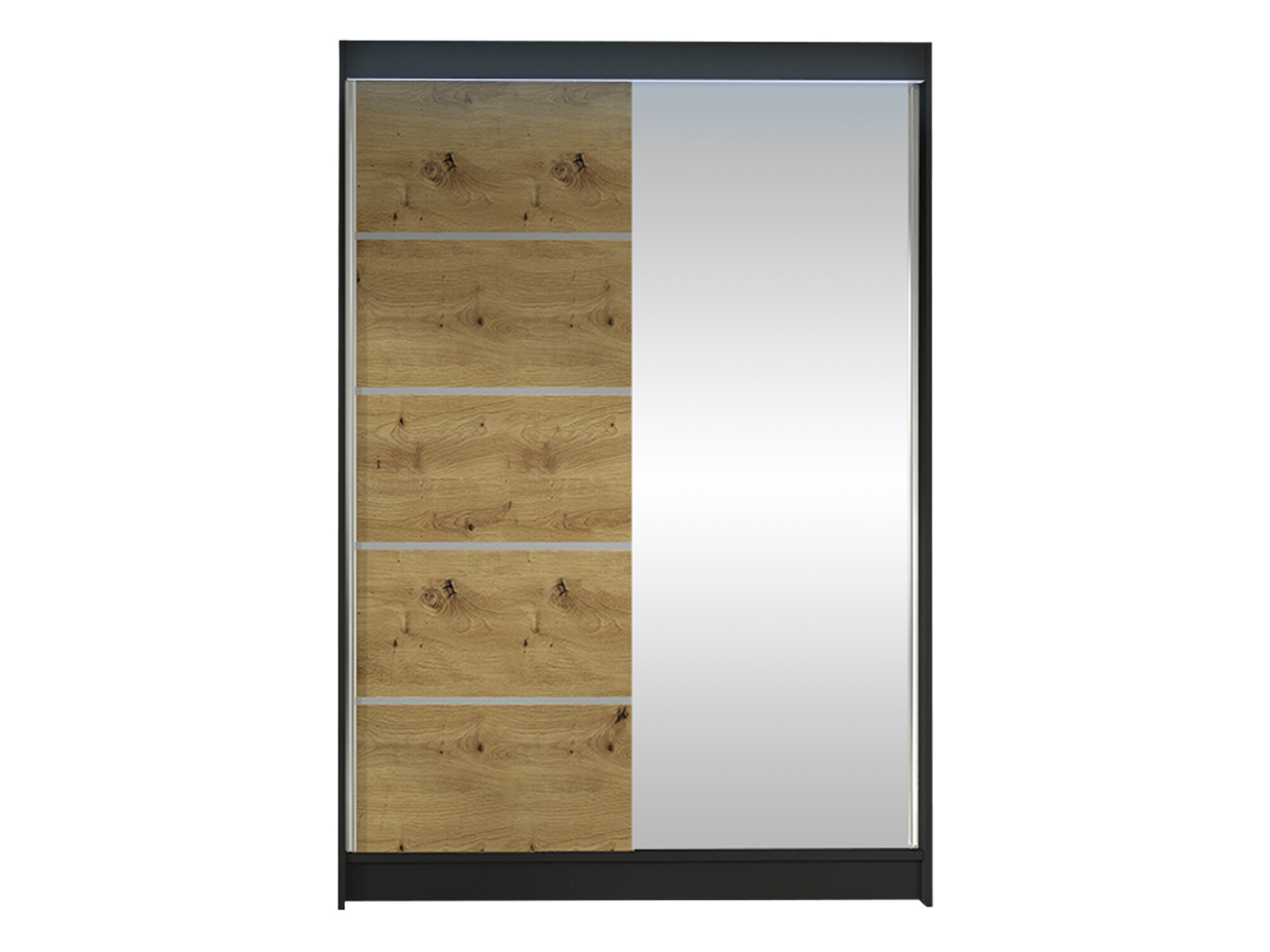 Armadio Closico Salvor III (Nero + Rovere Artisan)