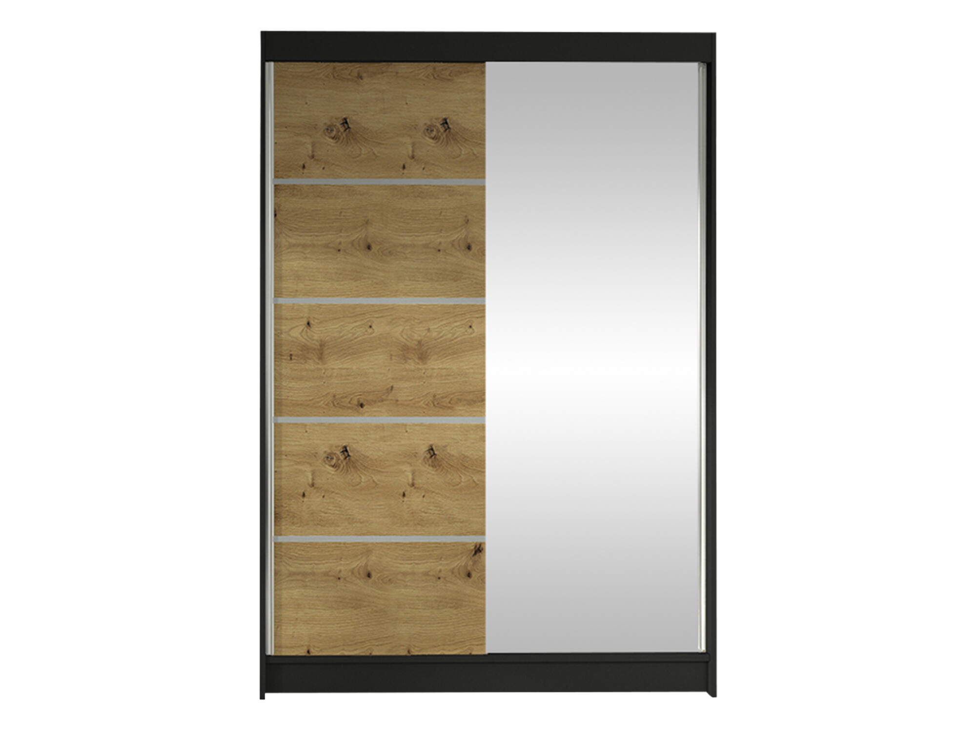 Armadio Closico Salvor III (Nero + Rovere Artisan)