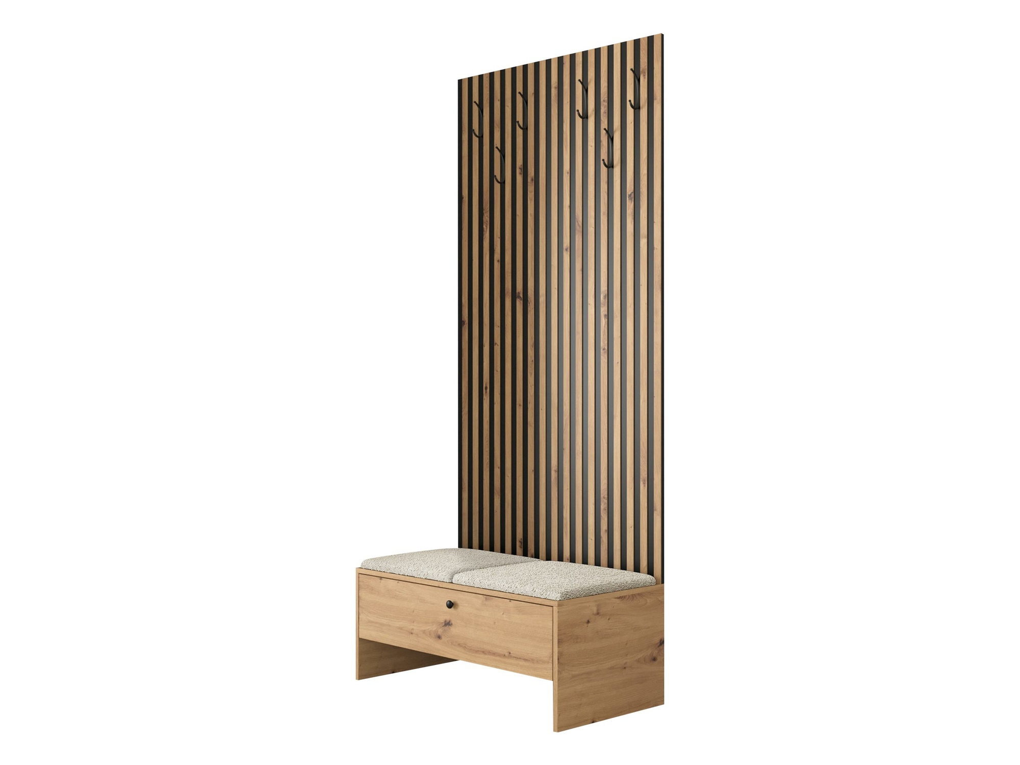 Set arredo da corridoio Donio IV (Rovere Artisan + Abriamo 03)