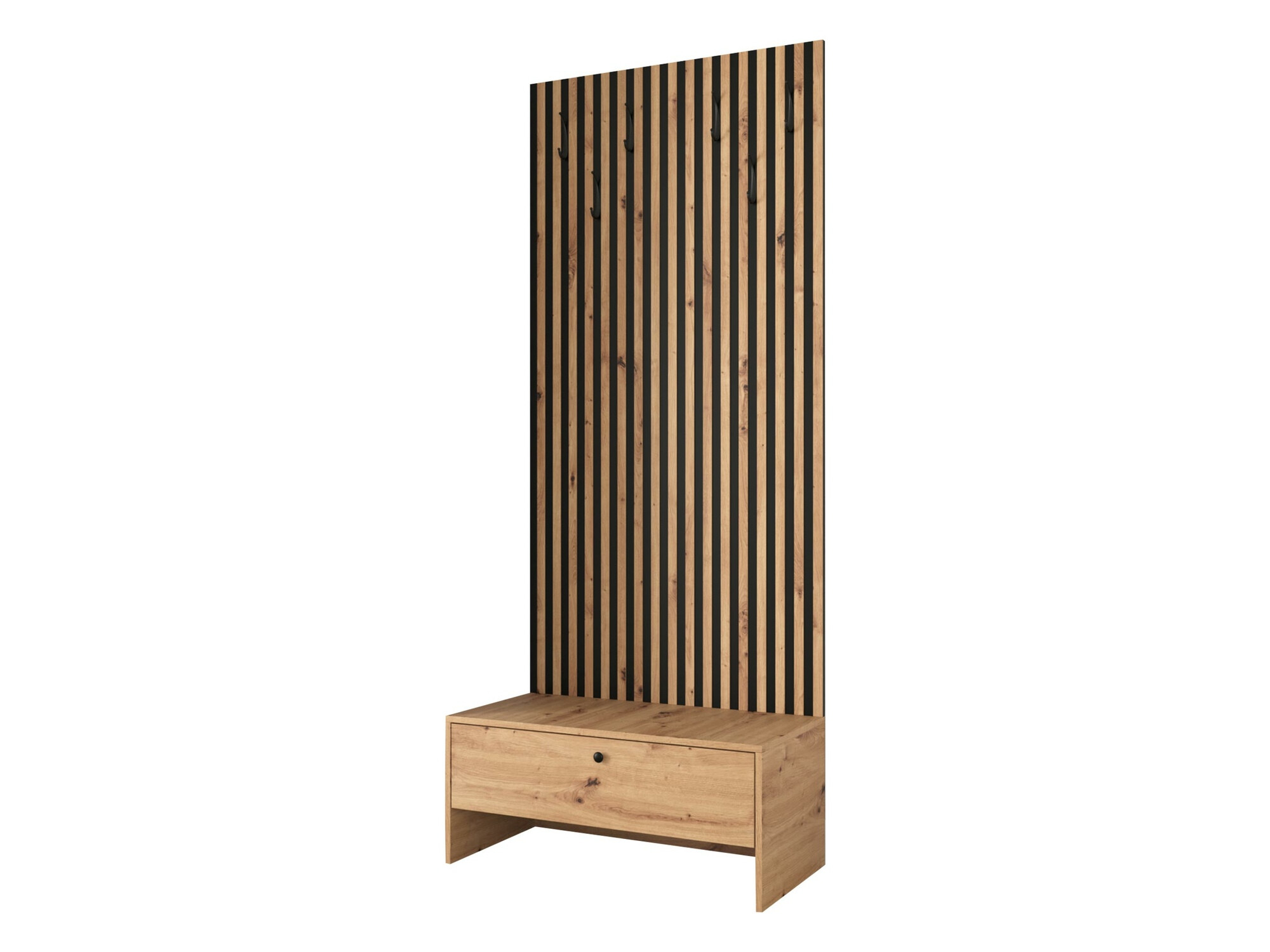 Set arredo da corridoio Donio IV (Rovere Artisan + Abriamo 03)