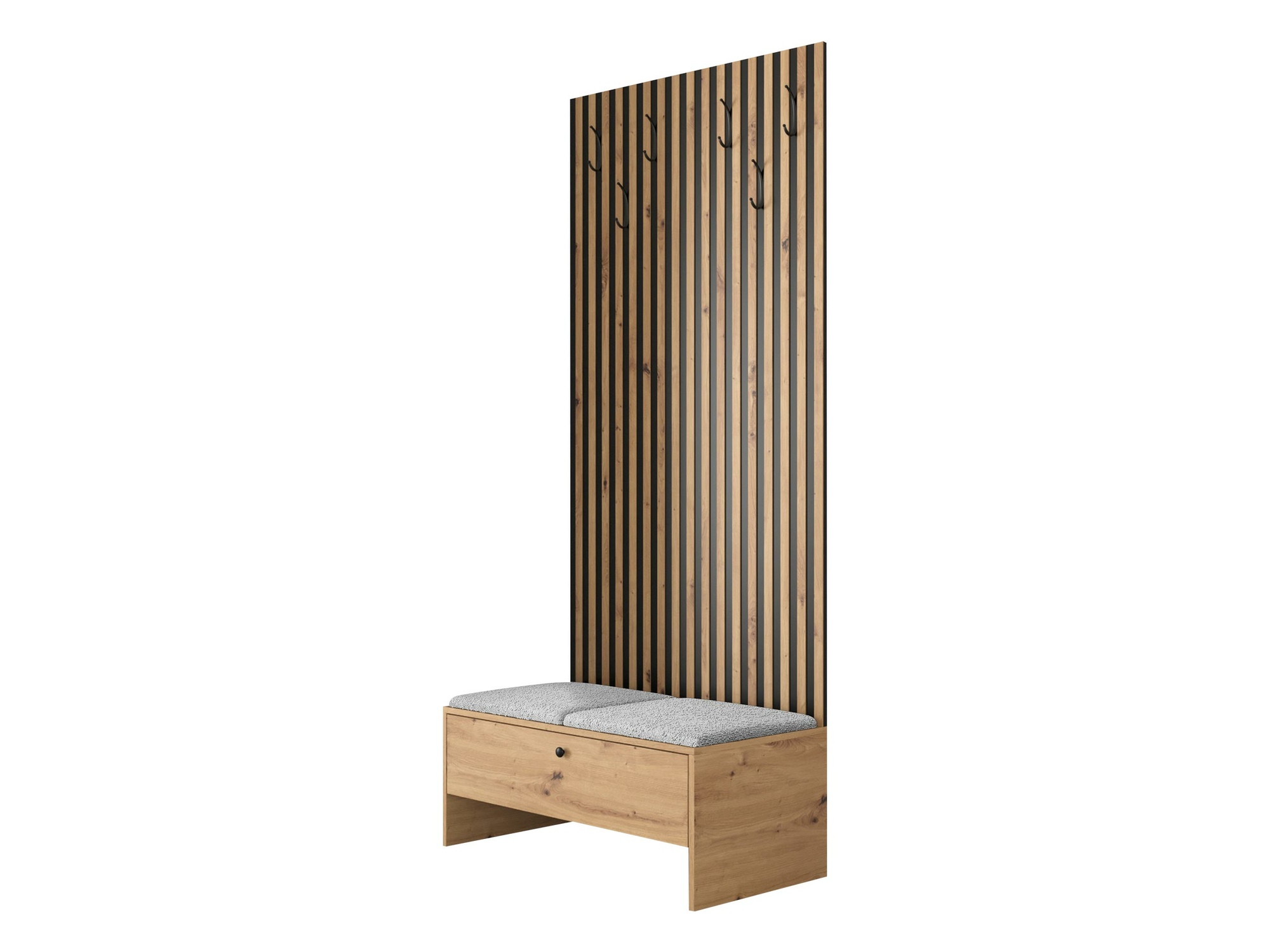 Set arredo da corridoio Donio IV (Rovere Artisan + Abriamo 06)