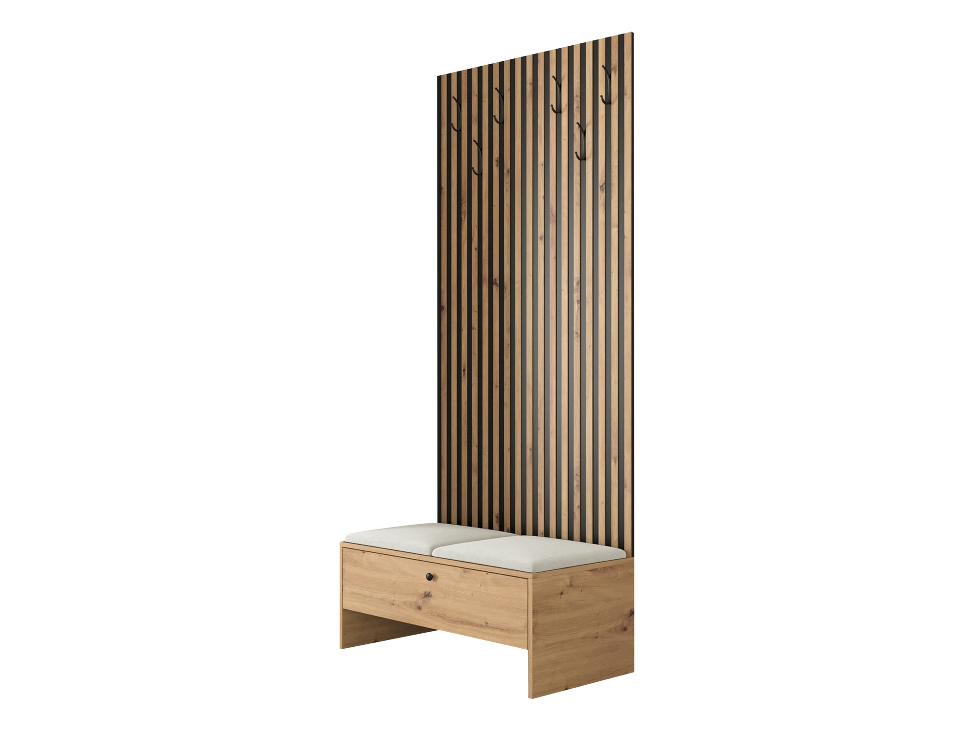 Set arredo da corridoio Donio IV (Rovere Artisan + Manila 02)