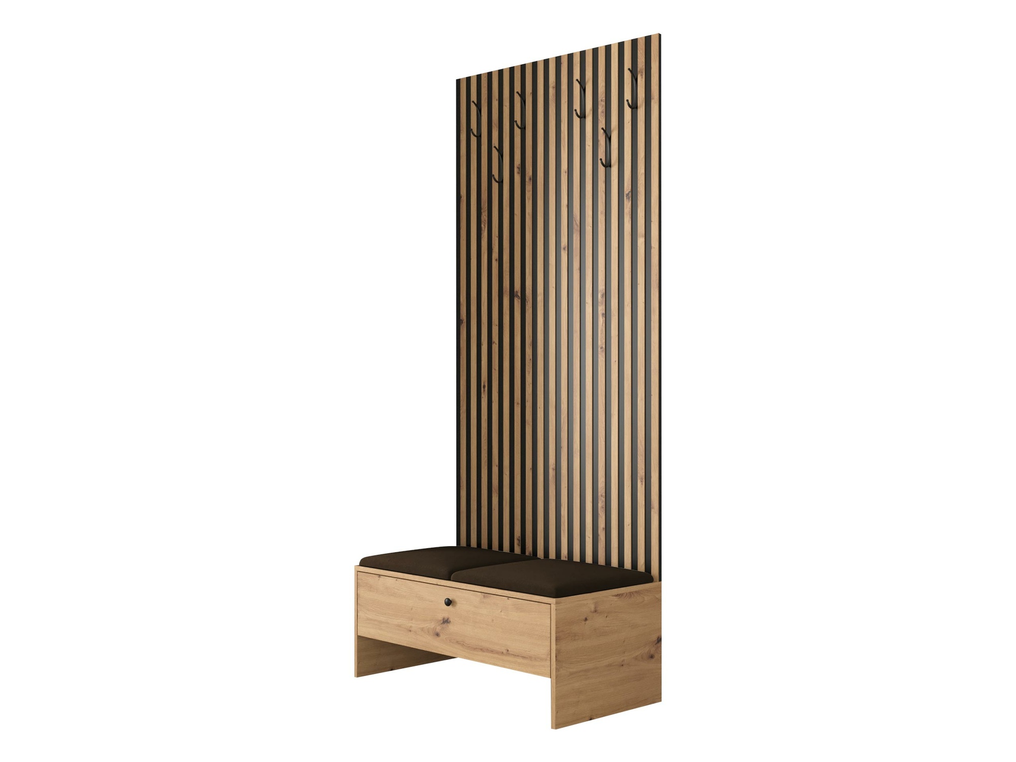 Set arredo da corridoio Donio IV (Rovere Artisan + Manila 04)