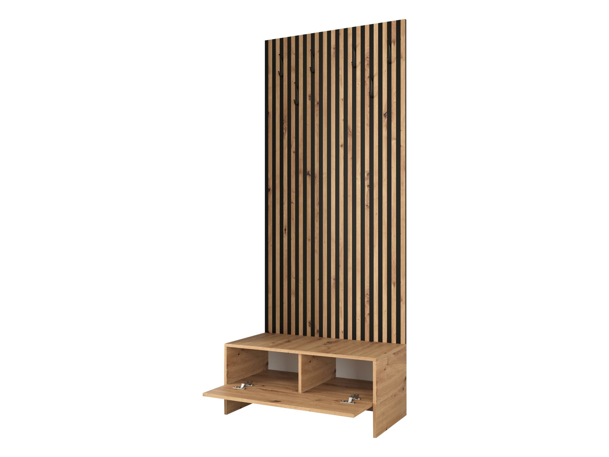 Set arredo da corridoio Donio IV (Rovere Artisan + Manila 11)