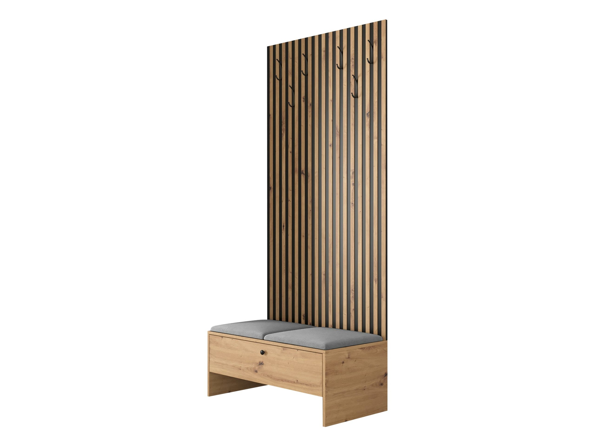 Set arredo da corridoio Donio IV (Rovere Artisan + Manila 16)