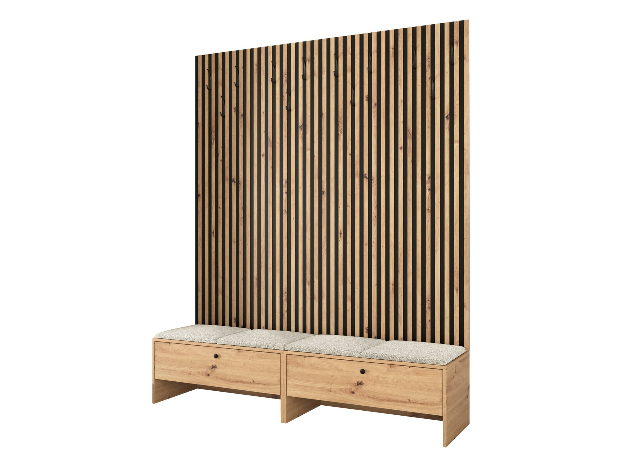 Set arredo da corridoio Donio V (Rovere Artisan + Abriamo 3)