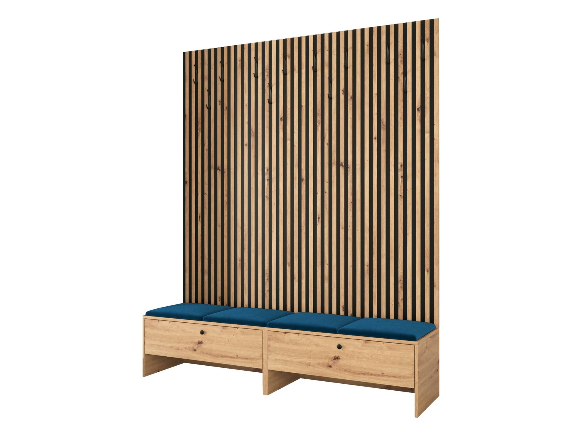 Set arredo da corridoio Donio V (Rovere Artisan + Manila 26)