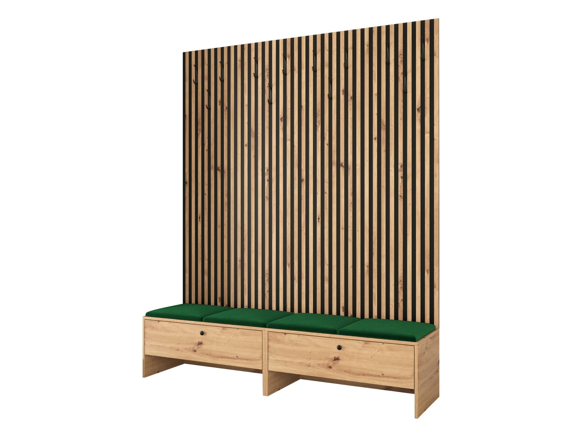 Set arredo da corridoio Donio V (Rovere Artisan + Manila 35)