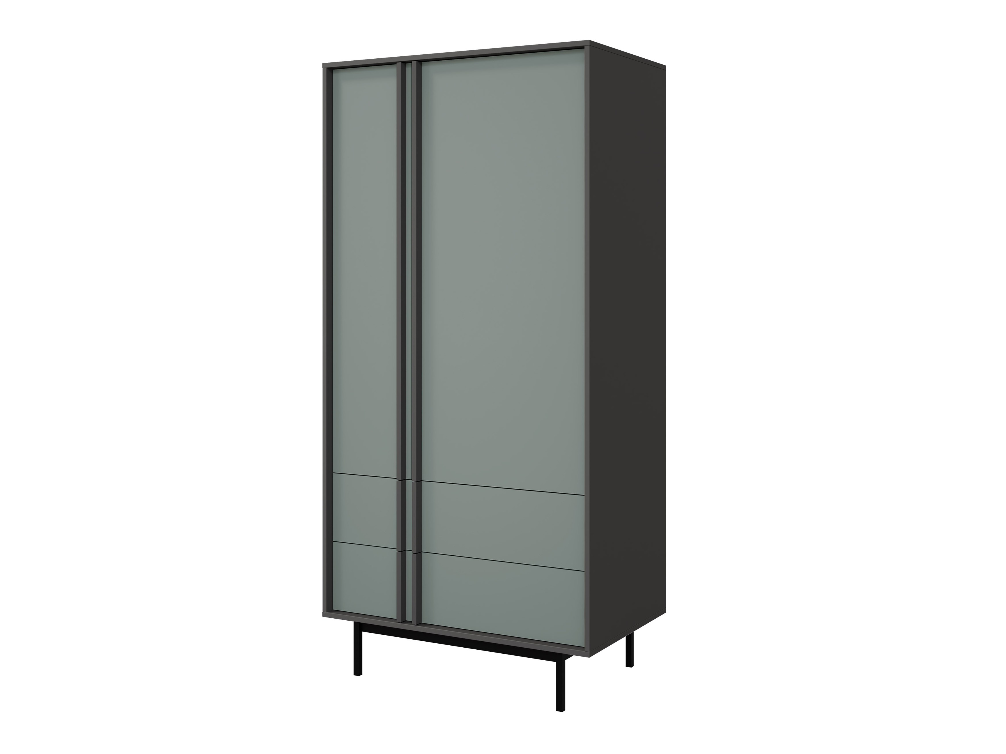 Armadio Levali 100 (Verde polveroso)