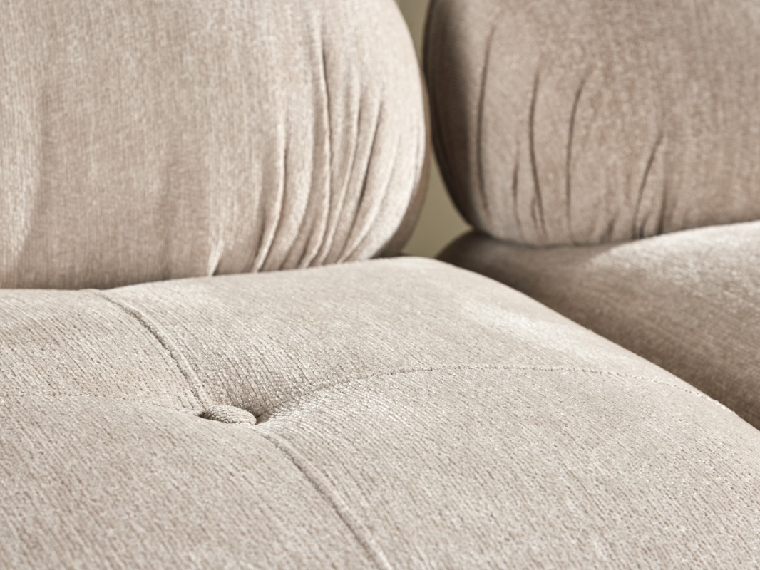 Divano componibile Evardale 104 (Beige + Nero)
