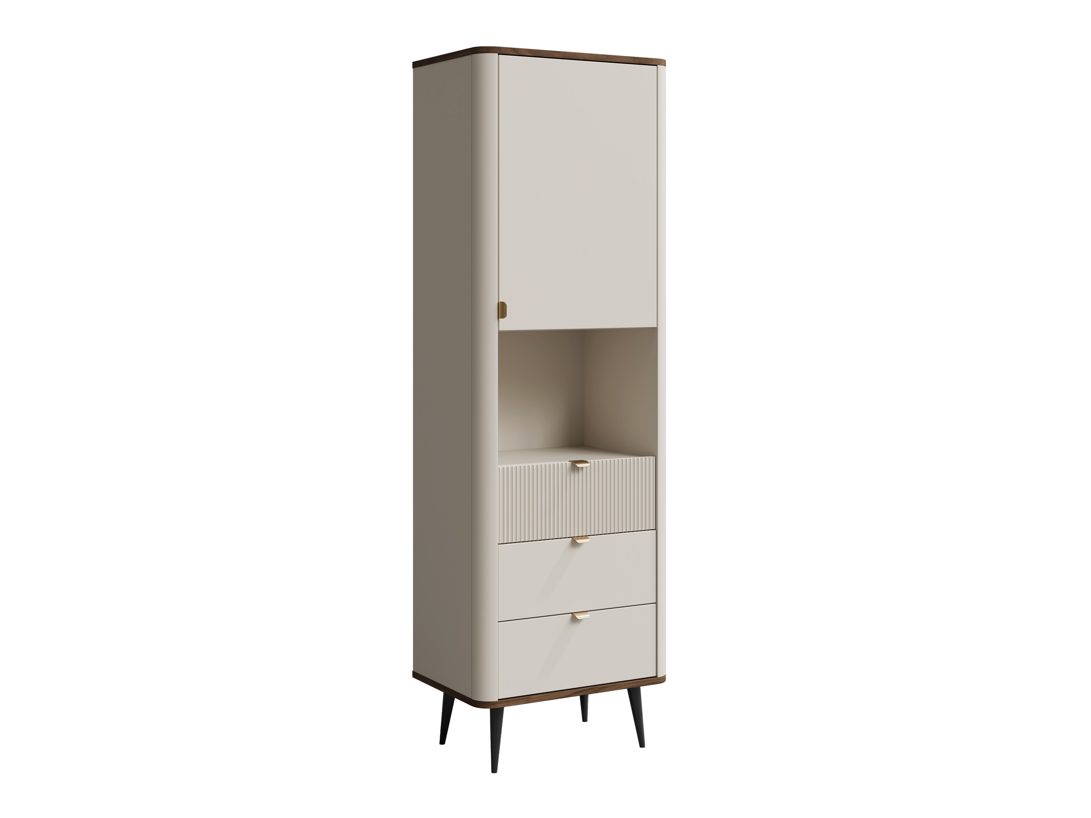 Scaffale Lufela 103 (Cachemire + Noce)