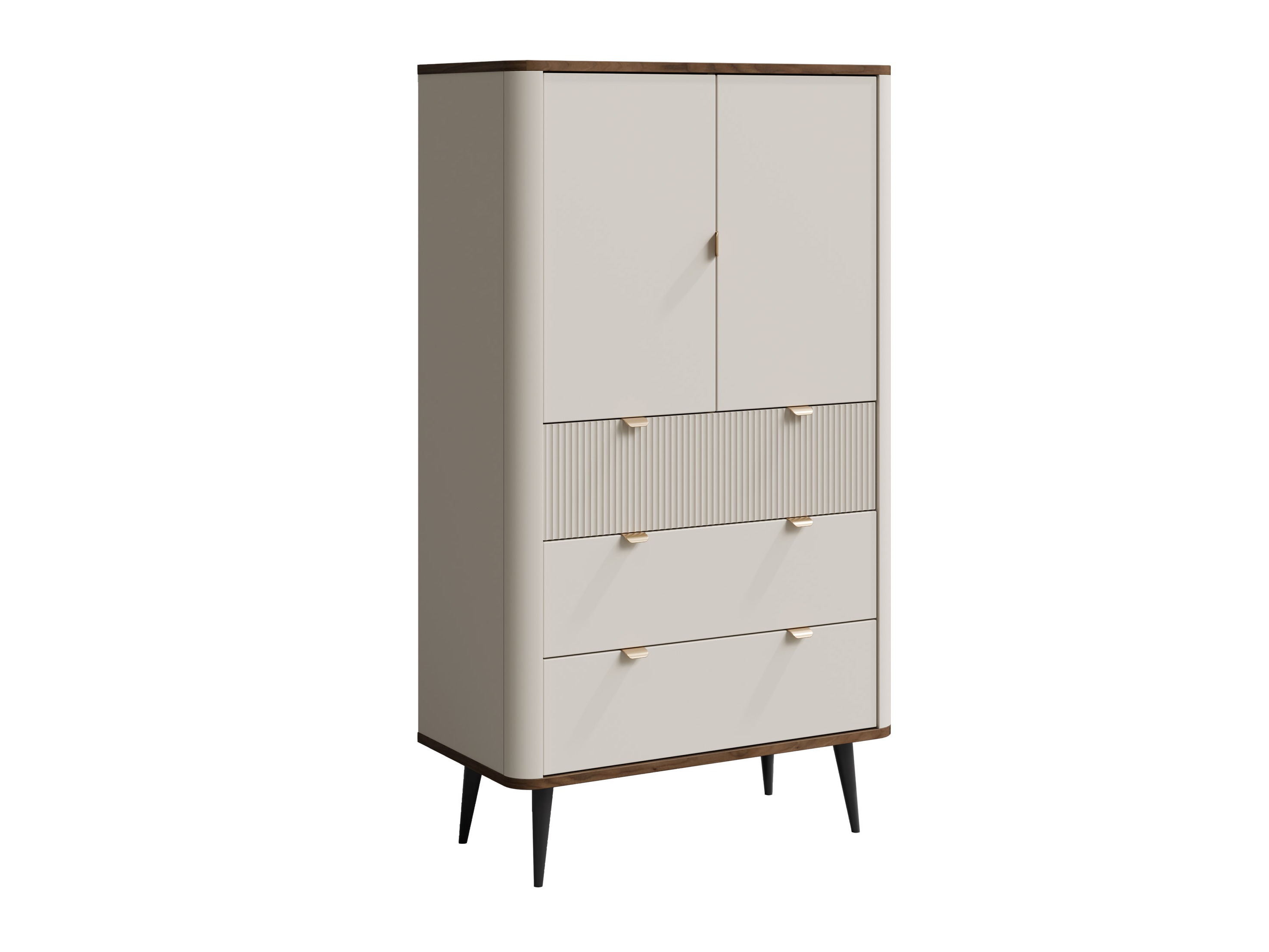 Scaffale Lufela 104 (Cachemire + Noce)