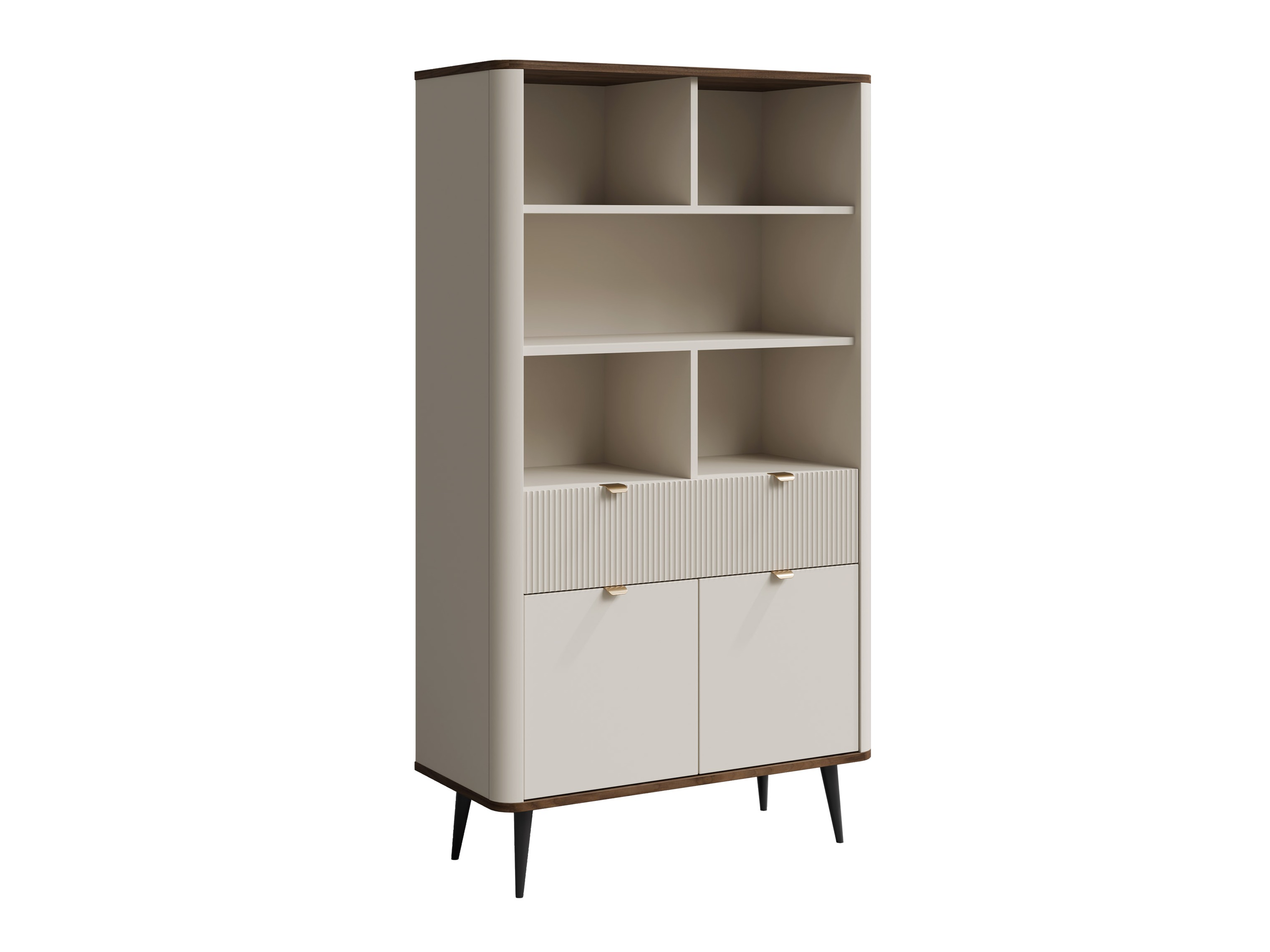 Scaffale Lufela 108 (Cachemire + Noce)