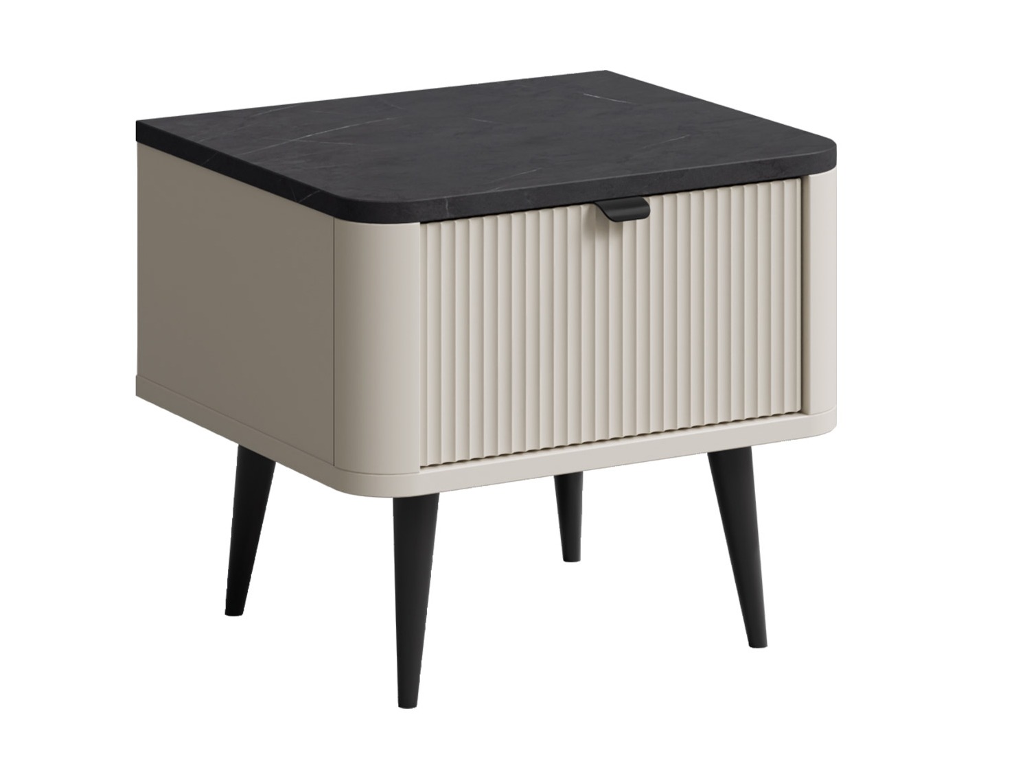 Comodino Lufela 116 (Cachemire + Marmo grigio)