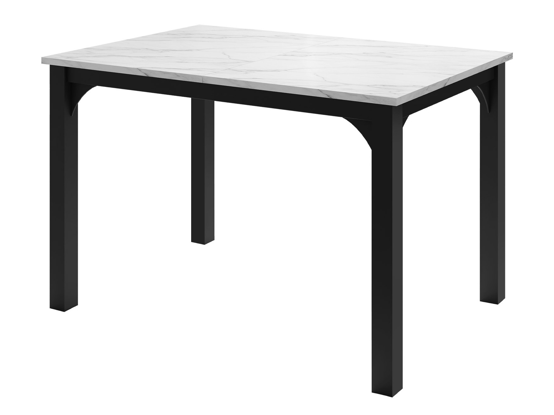 Tavolo Oswego 135 (Marmo bianco + Nero)
