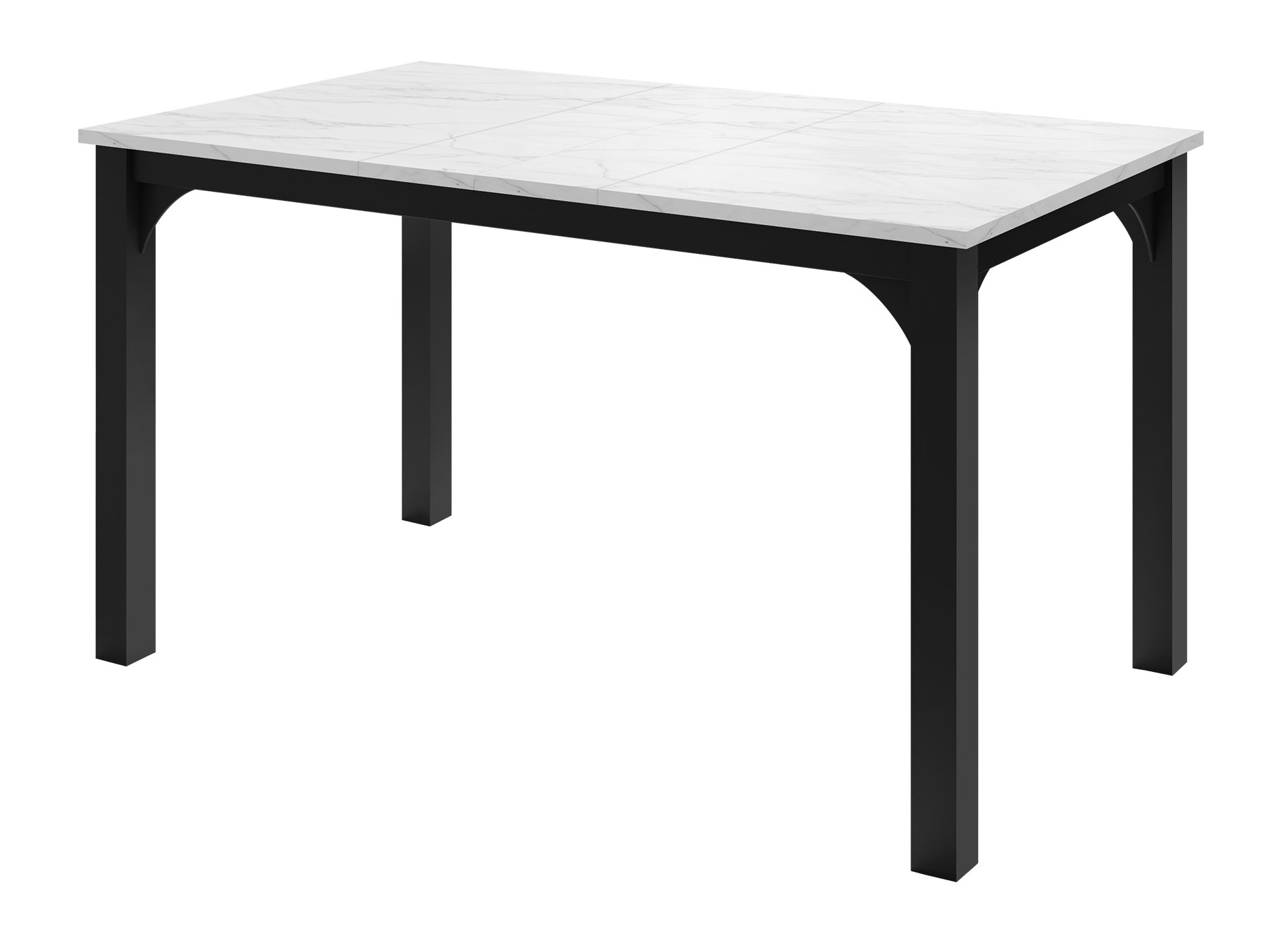 Tavolo Oswego 136 (Marmo bianco + Nero)