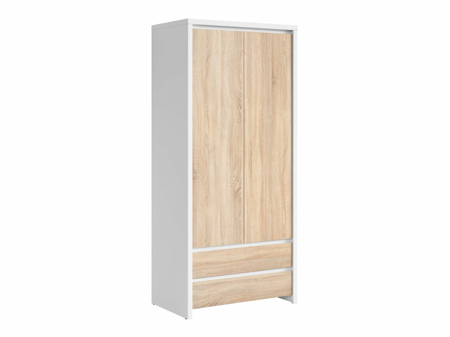 Armadio Nolroma 117 (Bianco + Sonoma quercia)