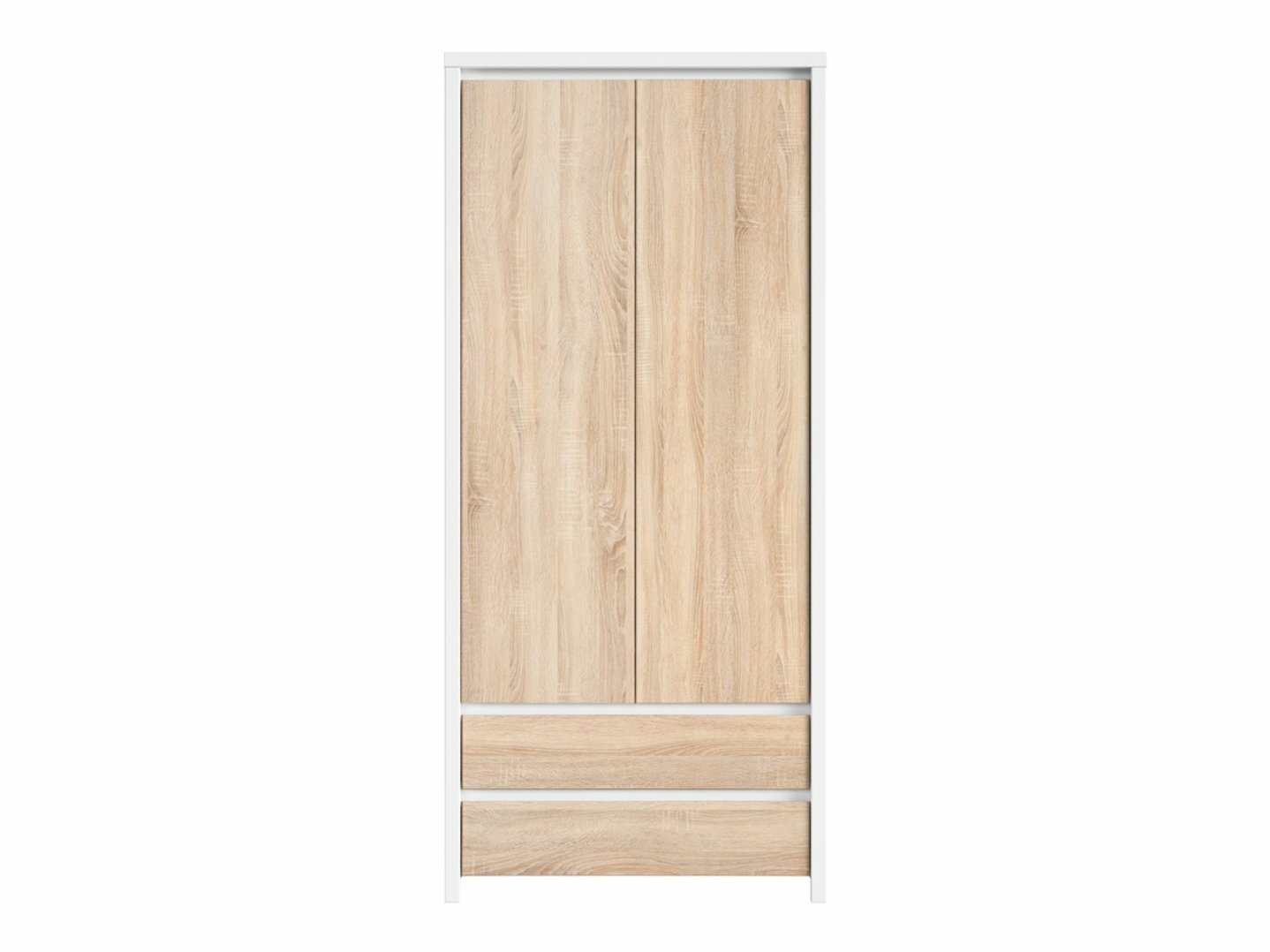 Armadio Nolroma 117 (Bianco + Sonoma quercia)