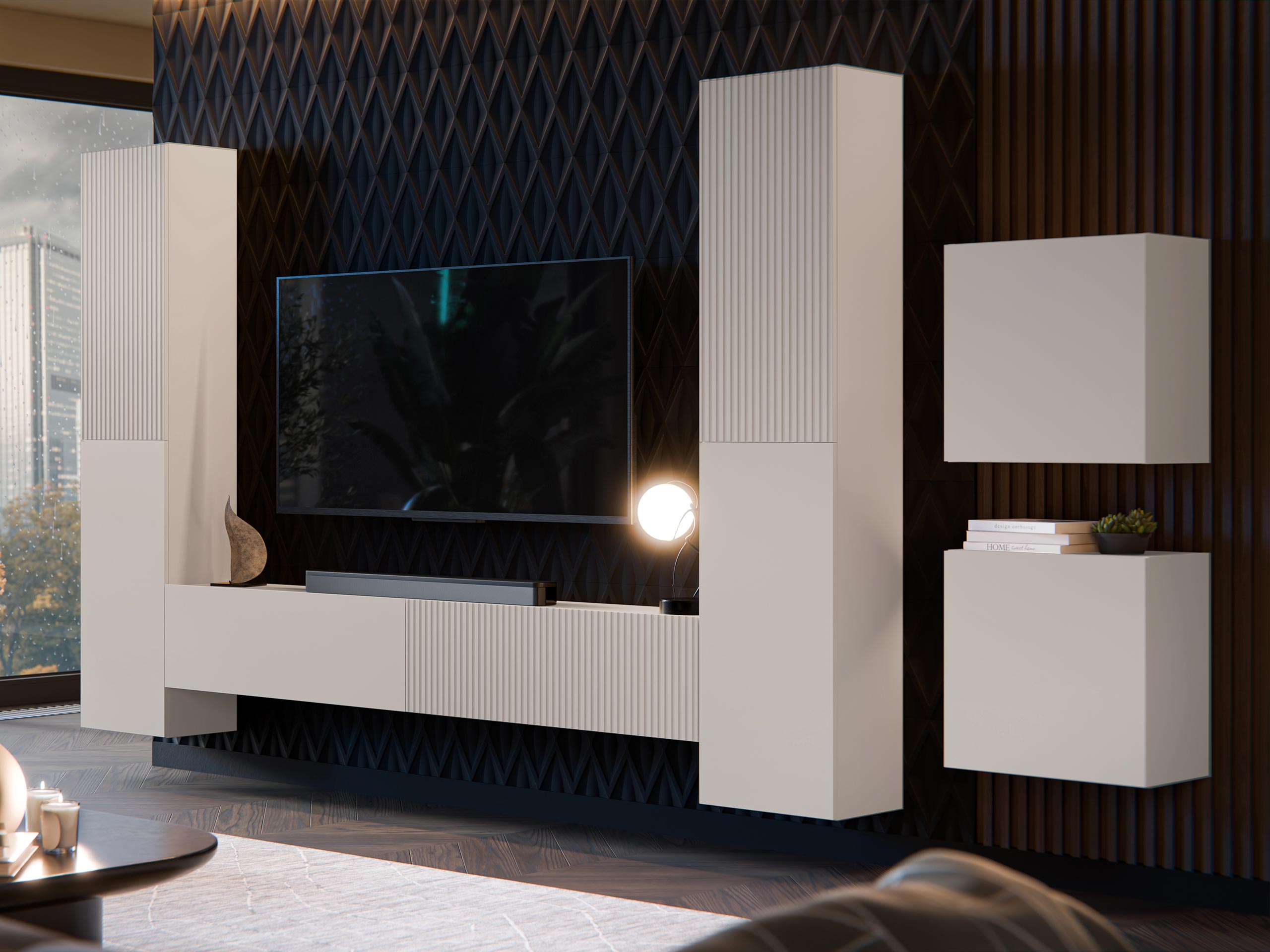 Parete attrezzata Species V (Cachemire)