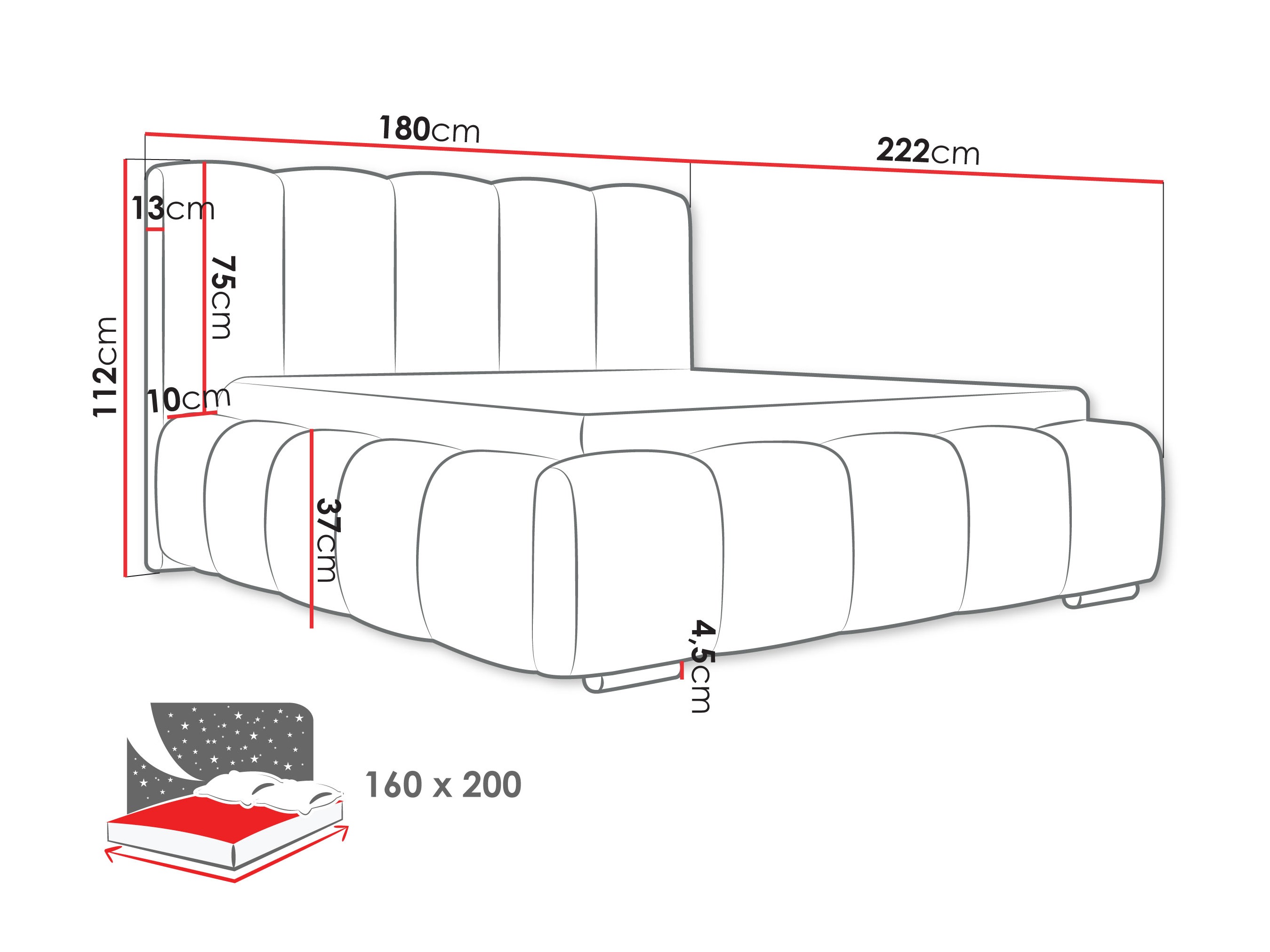 Letto TrendyNest Alceus I (Abriamo 07)