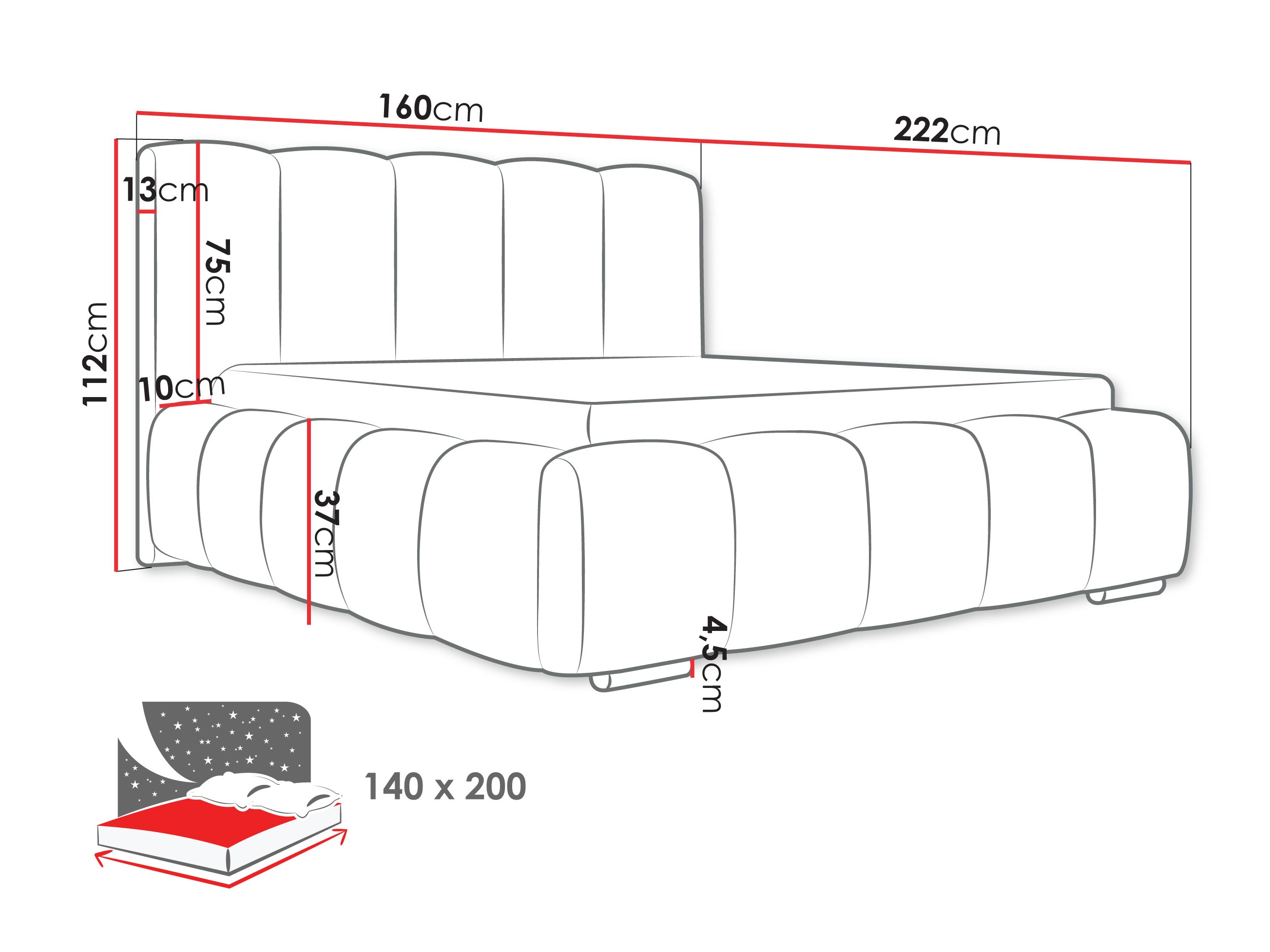 Letto TrendyNest Alceus I (Abriamo 09)