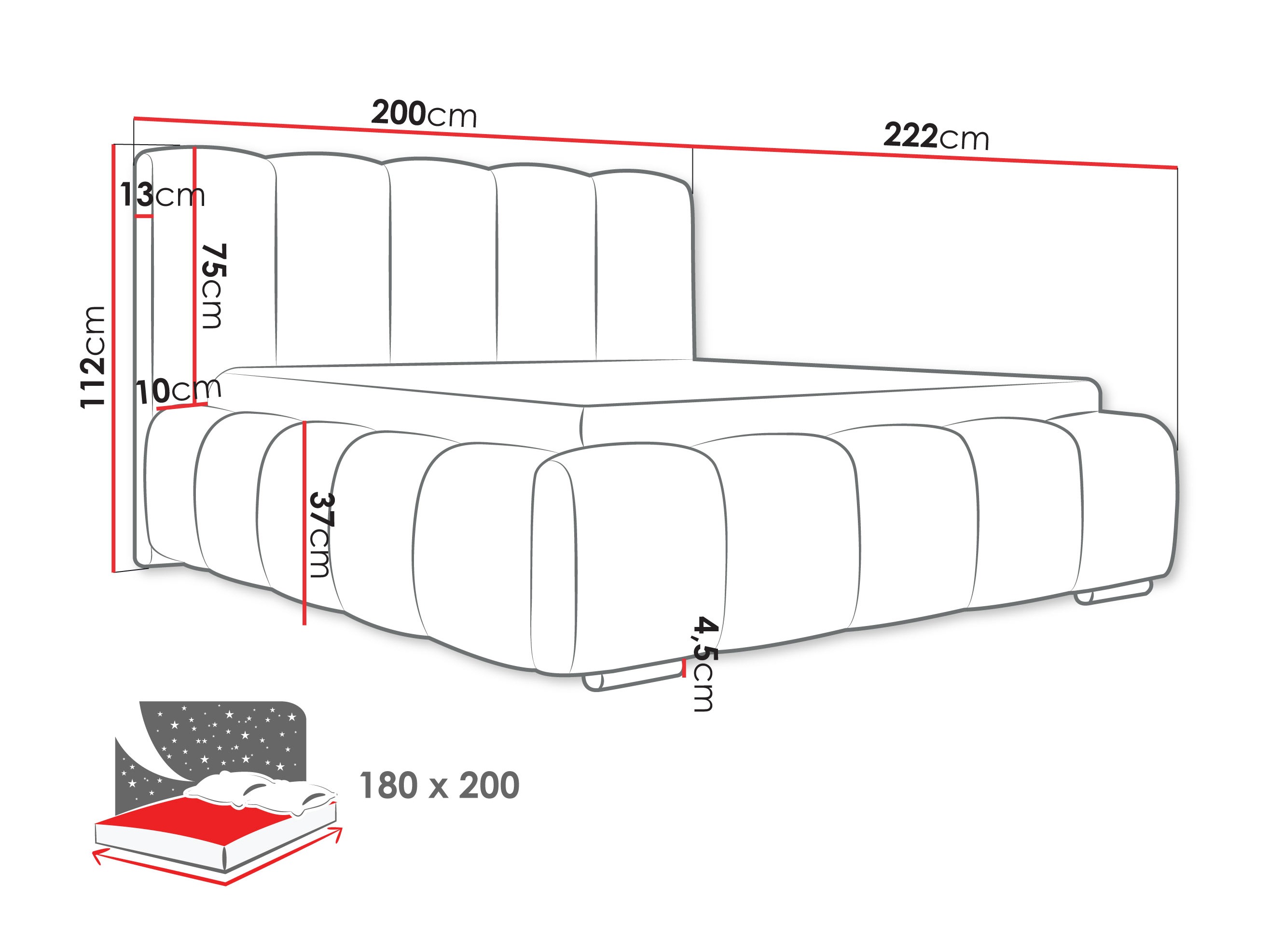 Letto TrendyNest Alceus I (Abriamo 11)