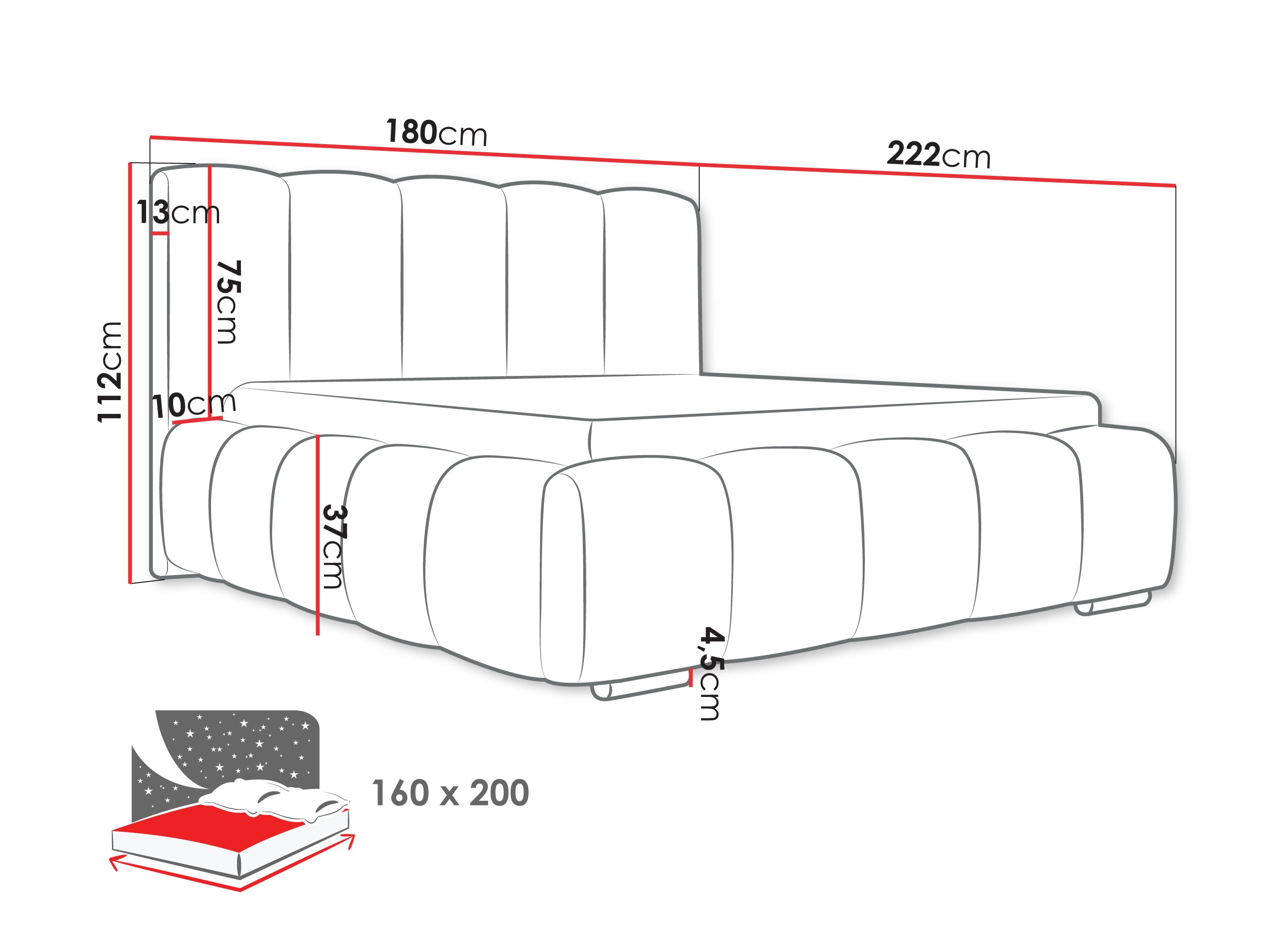 Letto TrendyNest Alceus I (Abriamo 14)