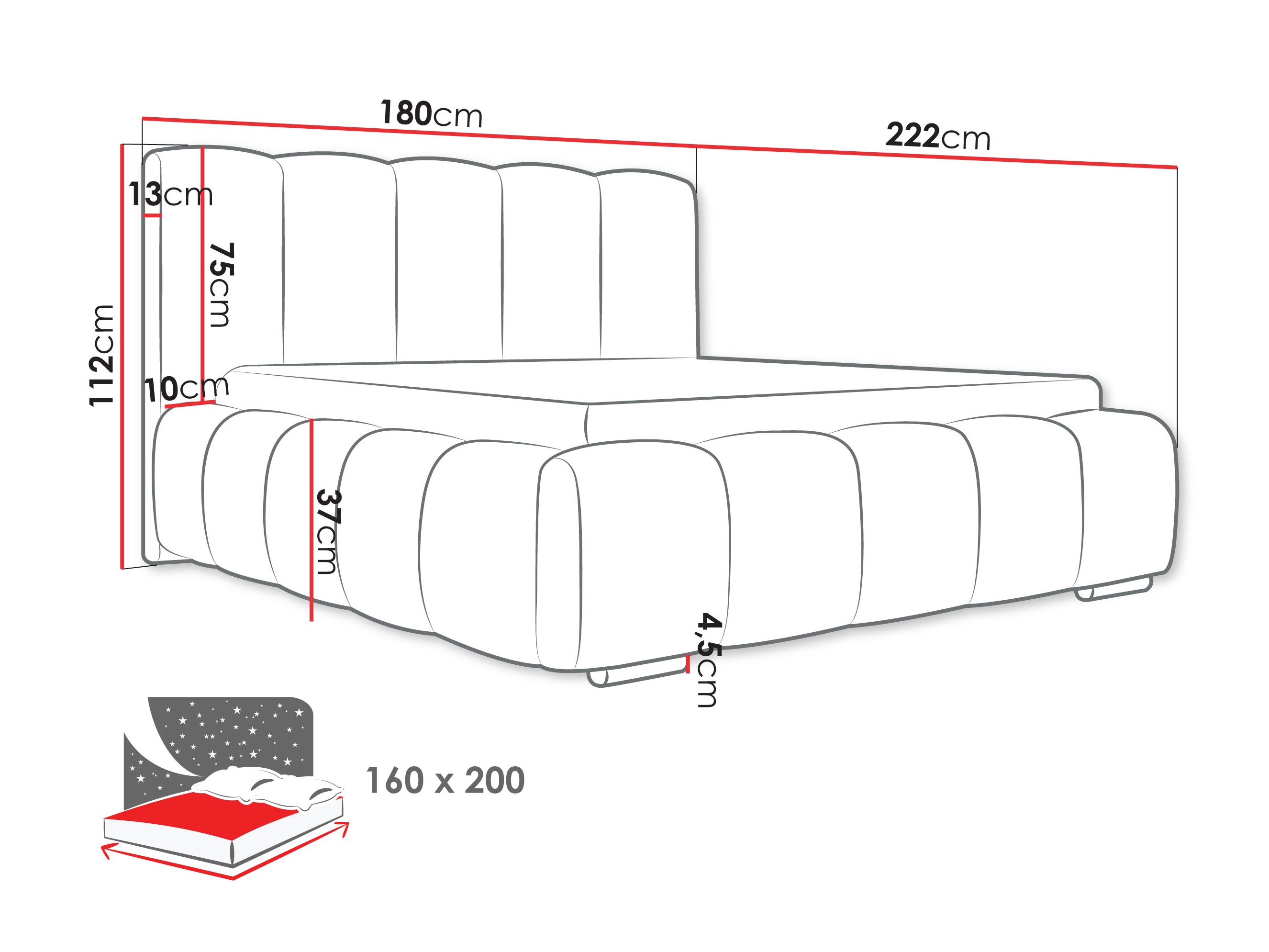 Letto TrendyNest Alceus I (Kronos 19)
