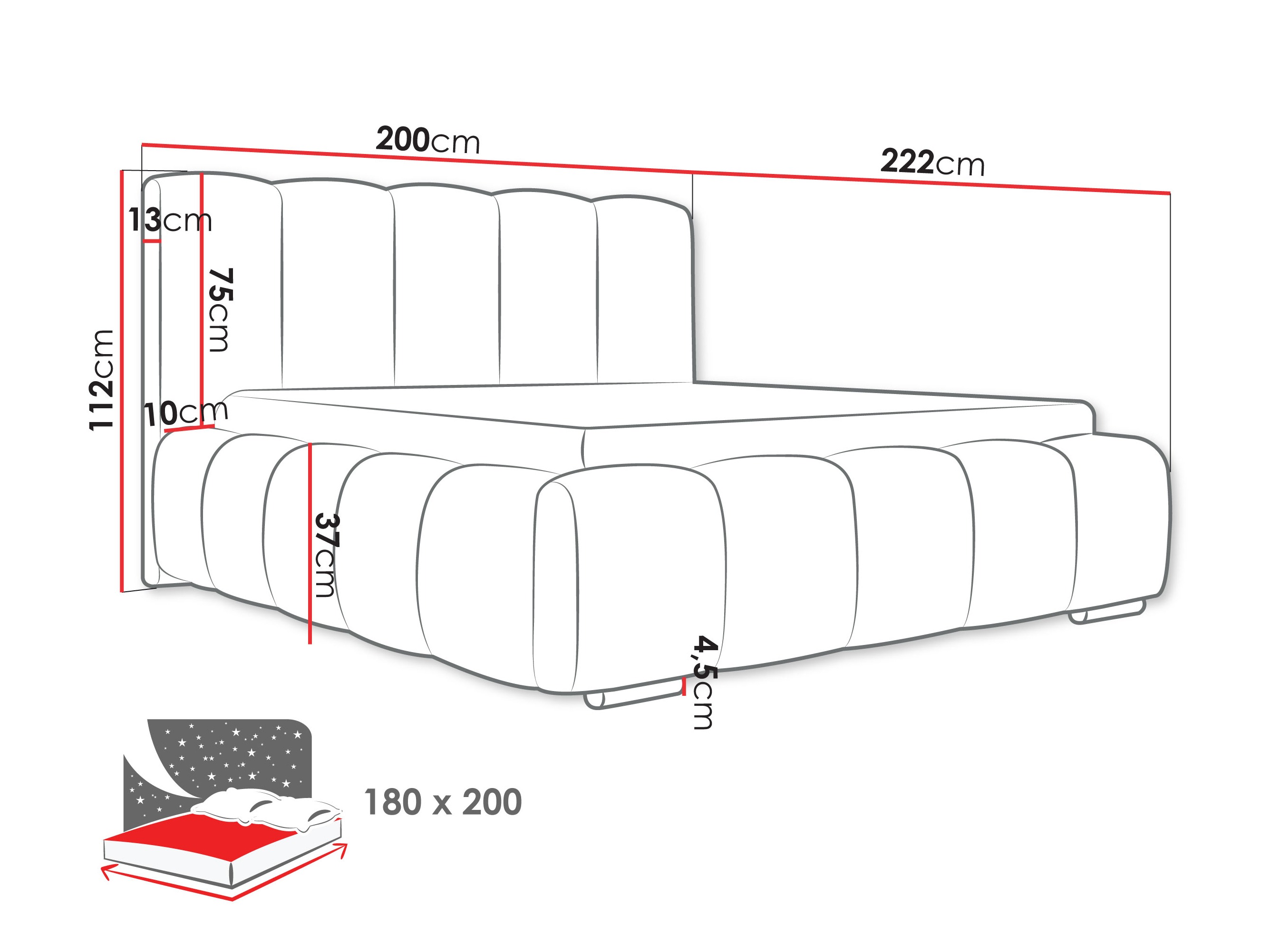 Letto TrendyNest Alceus I (Paros 02)