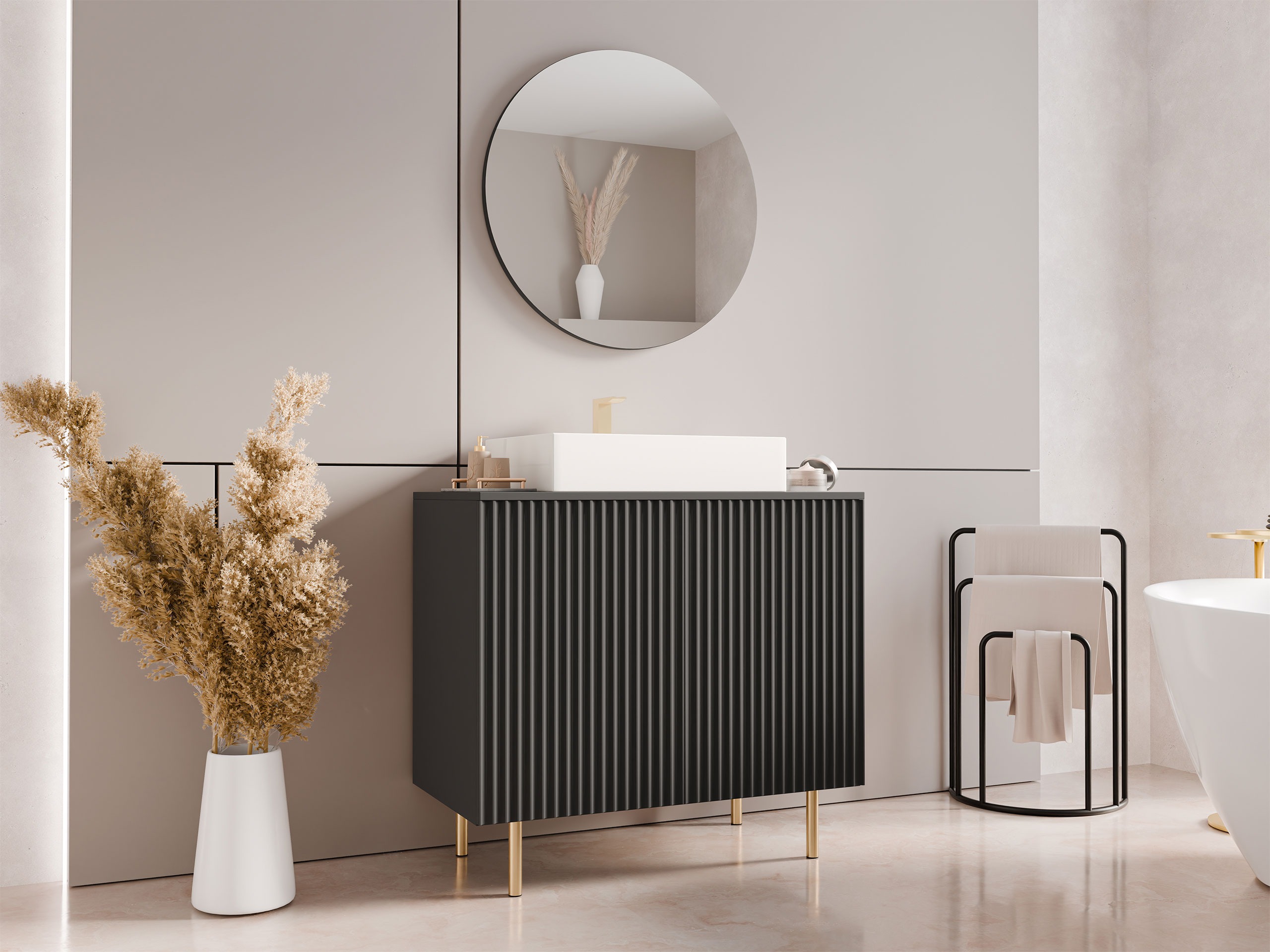 Set bagno Decus I (Nero)