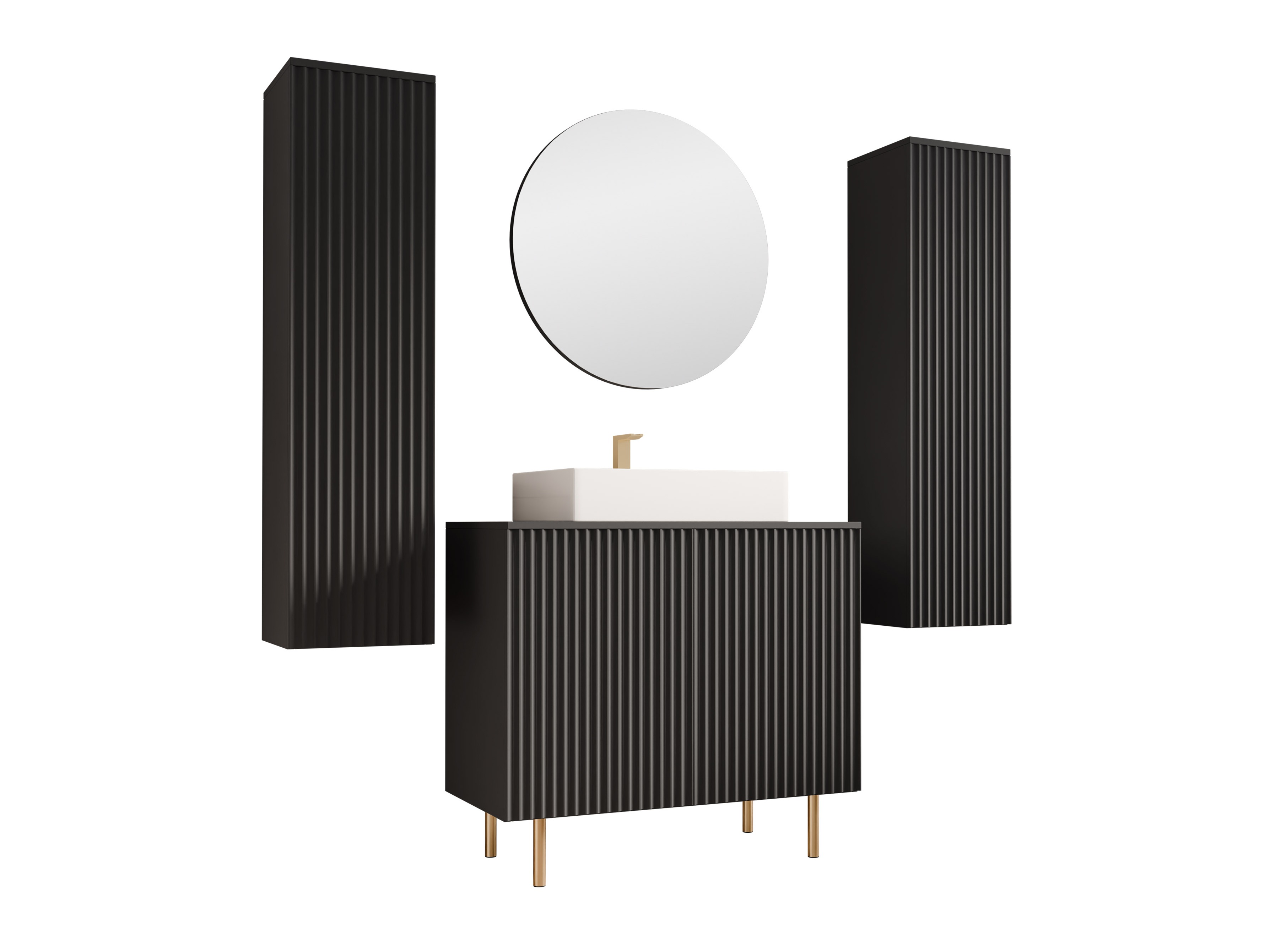 Set bagno Decus IV (Nero)