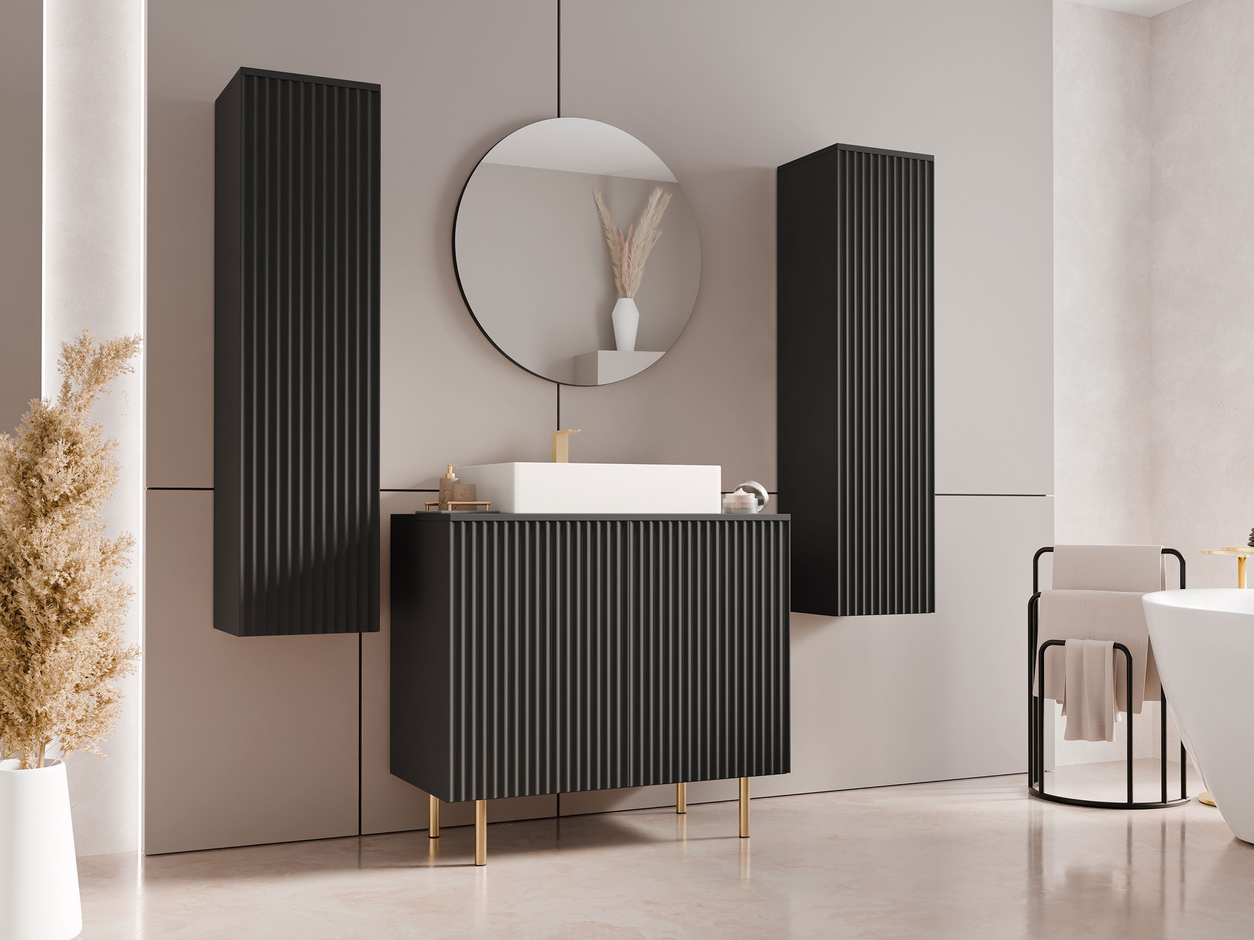 Set bagno Decus IV (Nero)