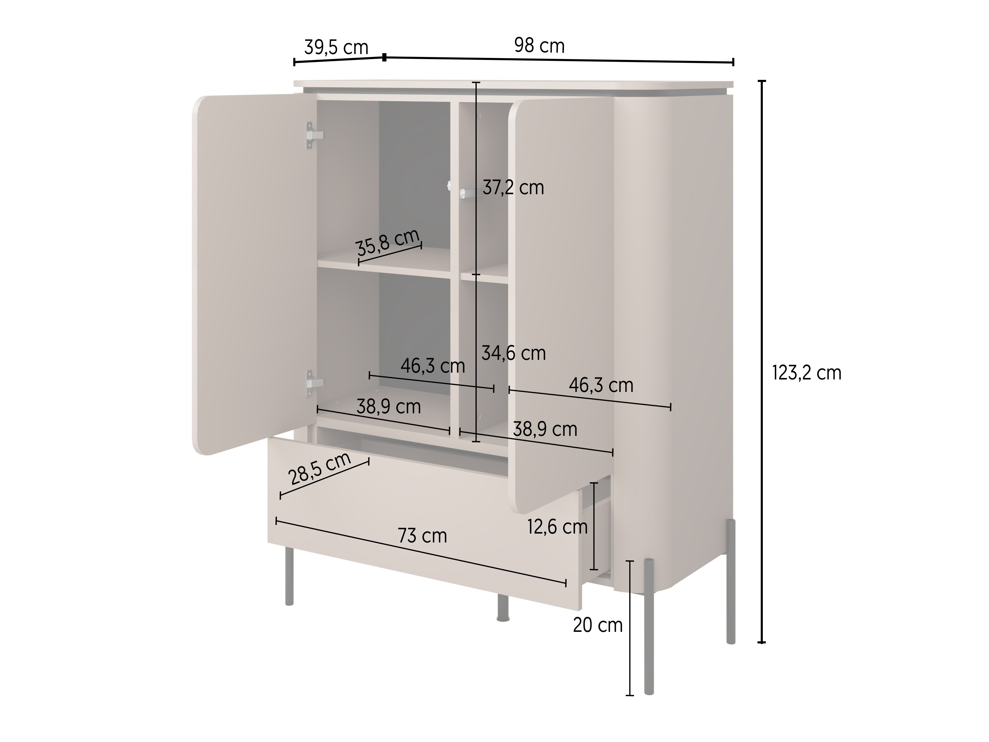 Parete attrezzata Mirbeno 103
