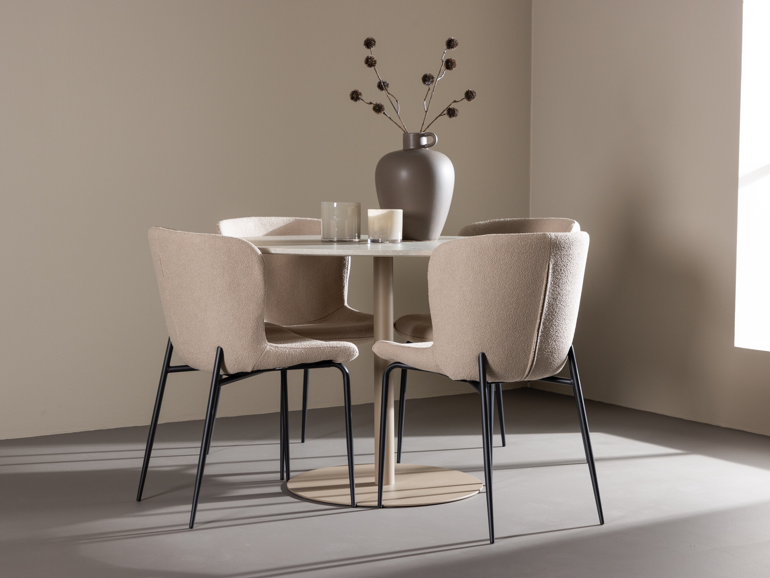 Set sala da pranzo Dallas 4863 (Beige)