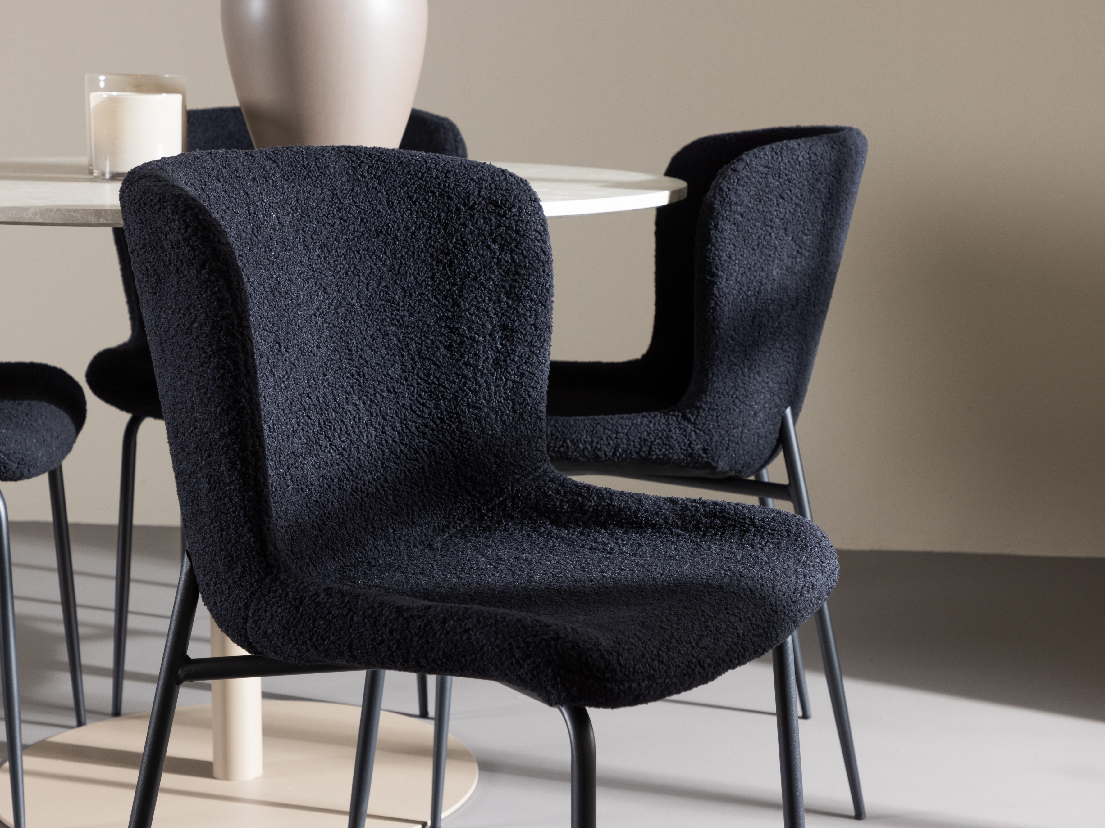 Set sala da pranzo Dallas 4863 (Nero)