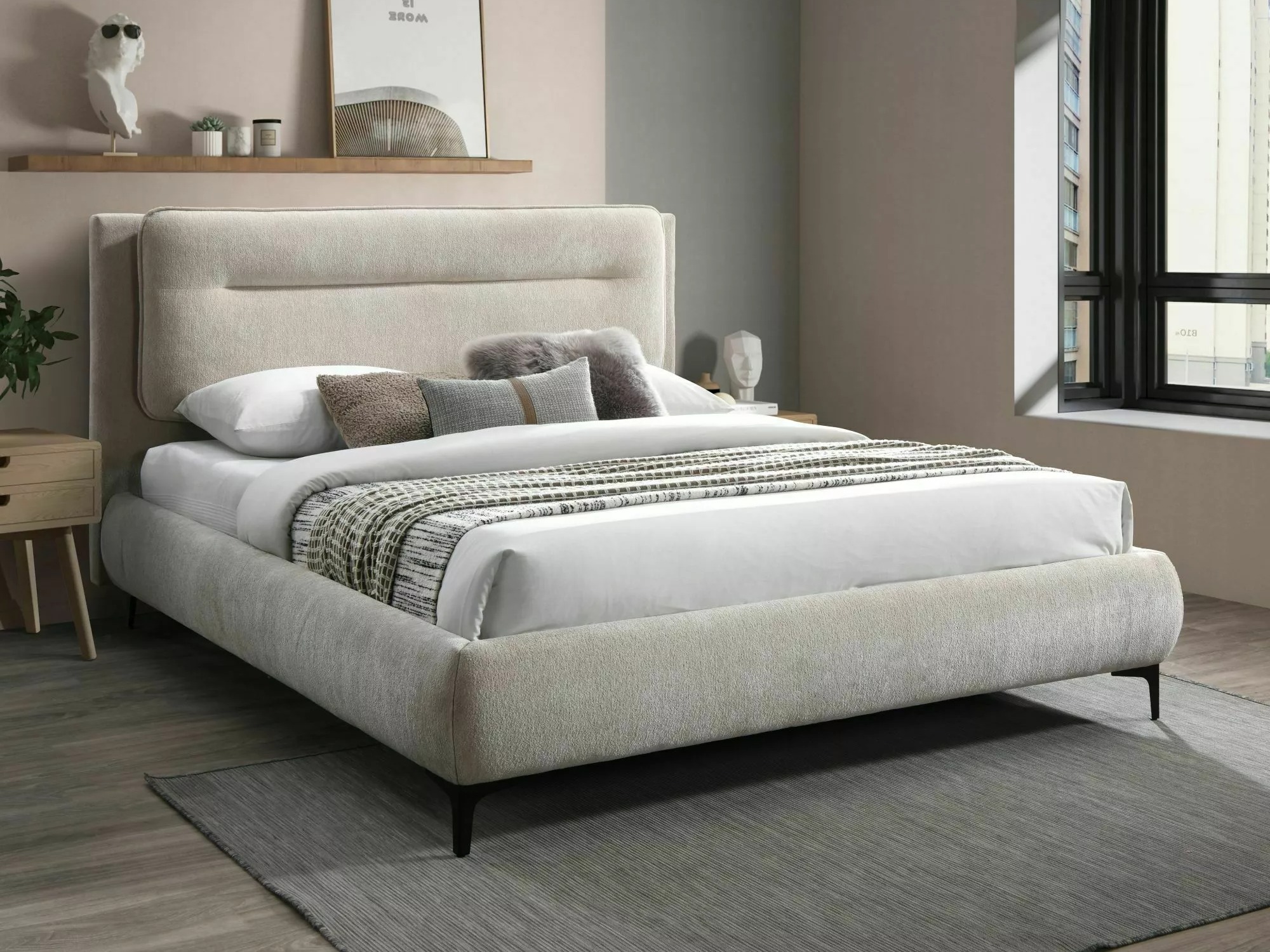 Letto Detroit 786 (Beige chiaro)