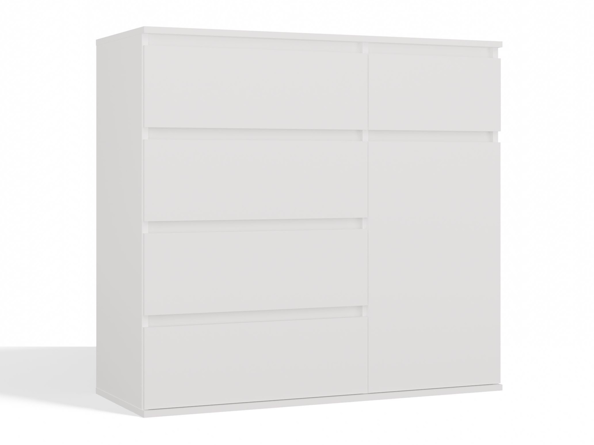 Cassettiera Elbvelu 136 (Bianco)