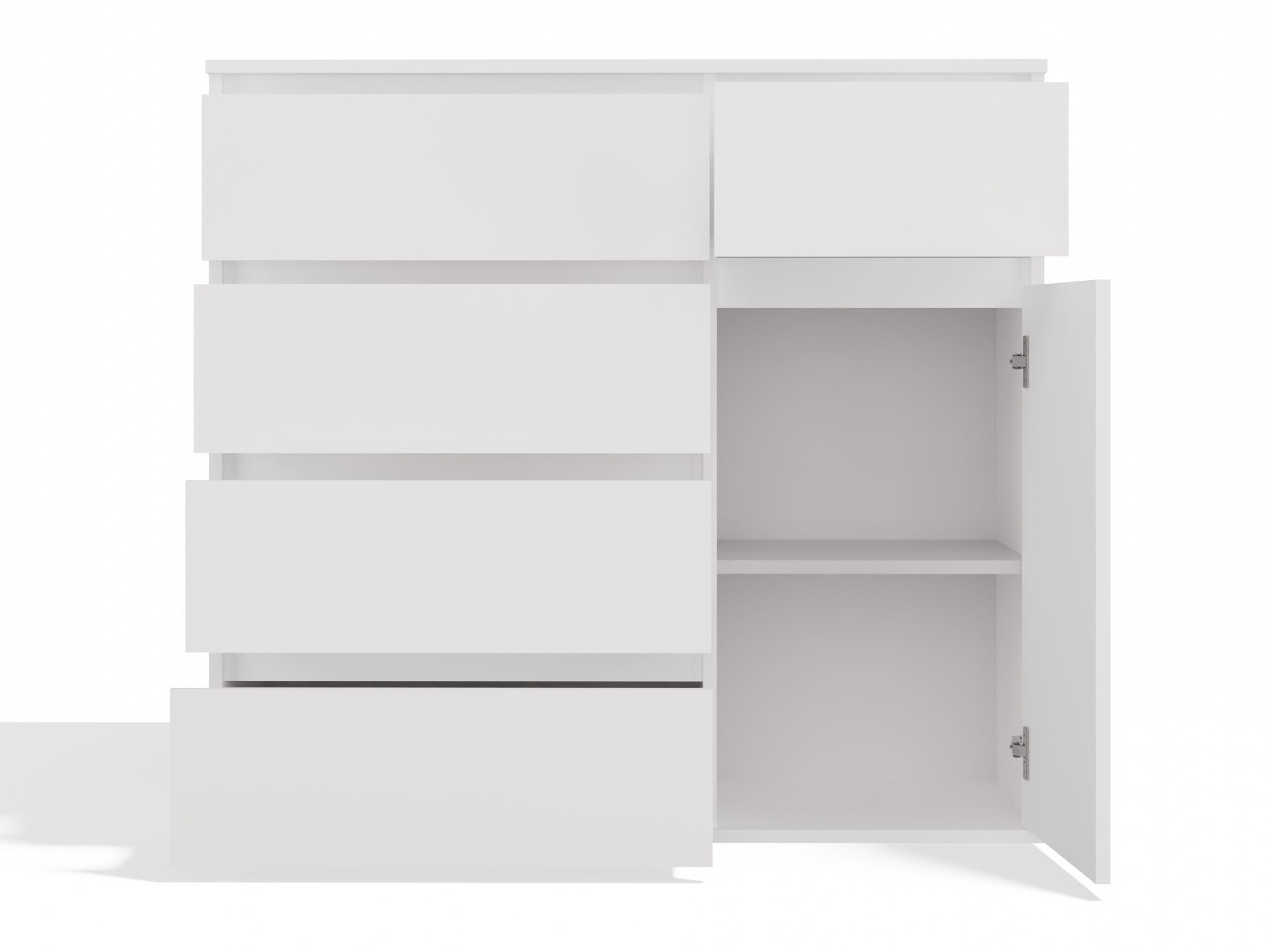 Cassettiera Elbvelu 136 (Bianco)