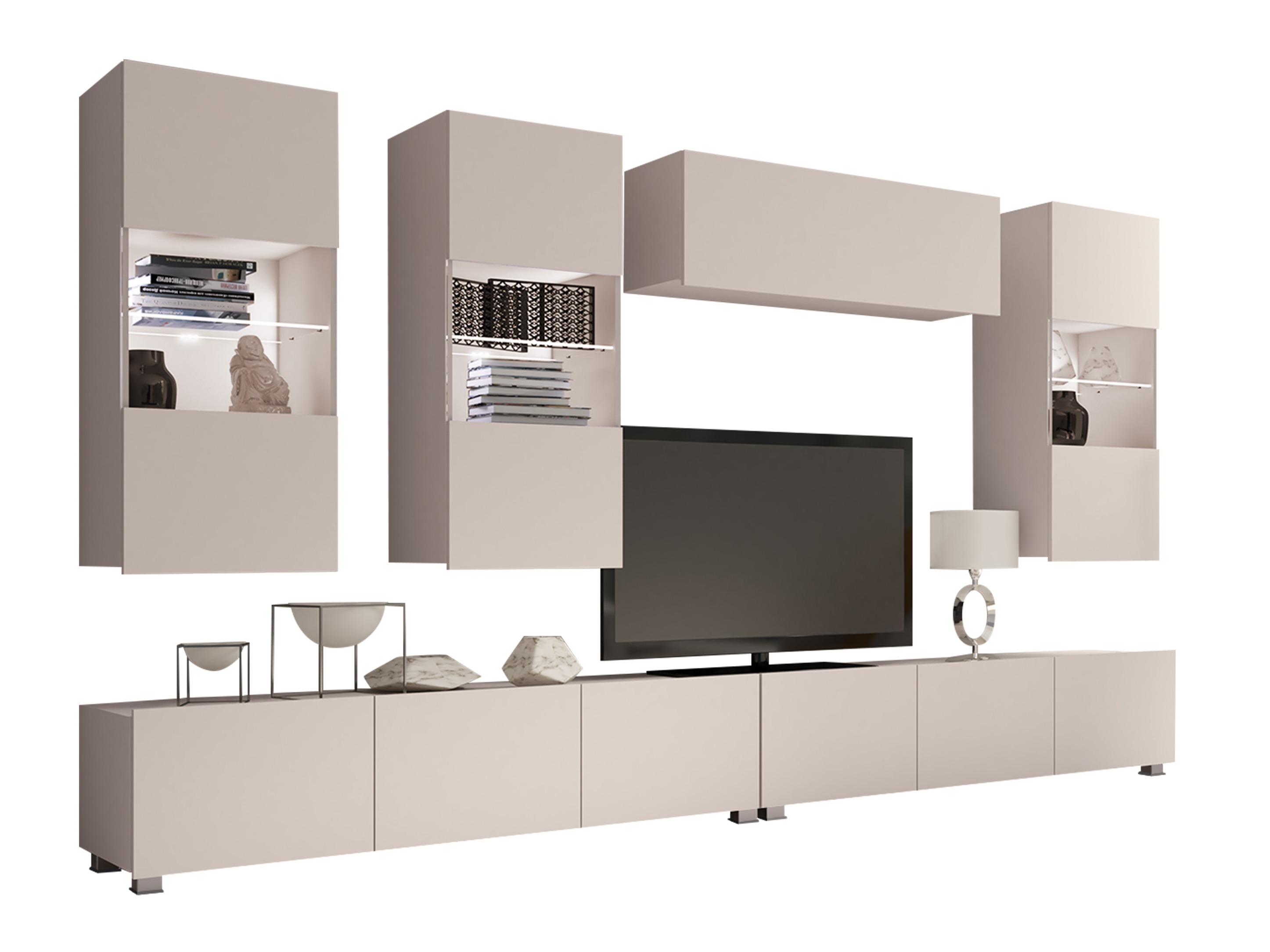 Parete attrezzata Remus V (Cachemire)