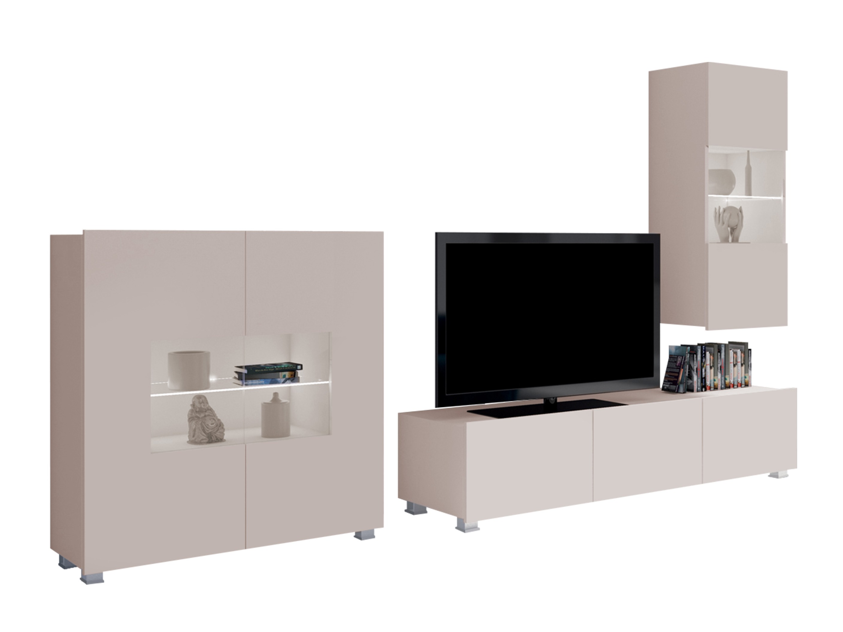 Parete attrezzata Remus VII (Cachemire)