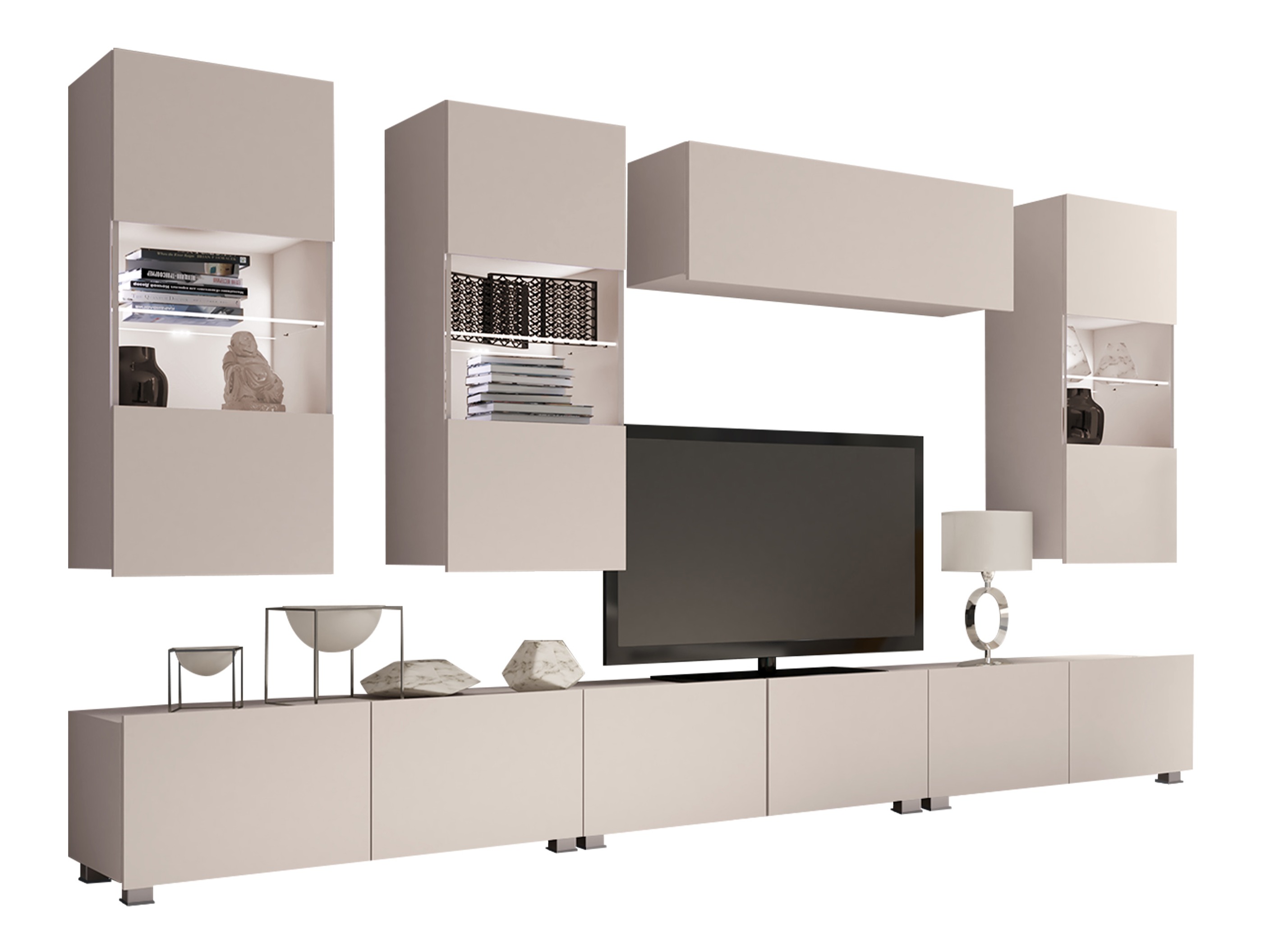 Parete attrezzata Remus XI (Cachemire)