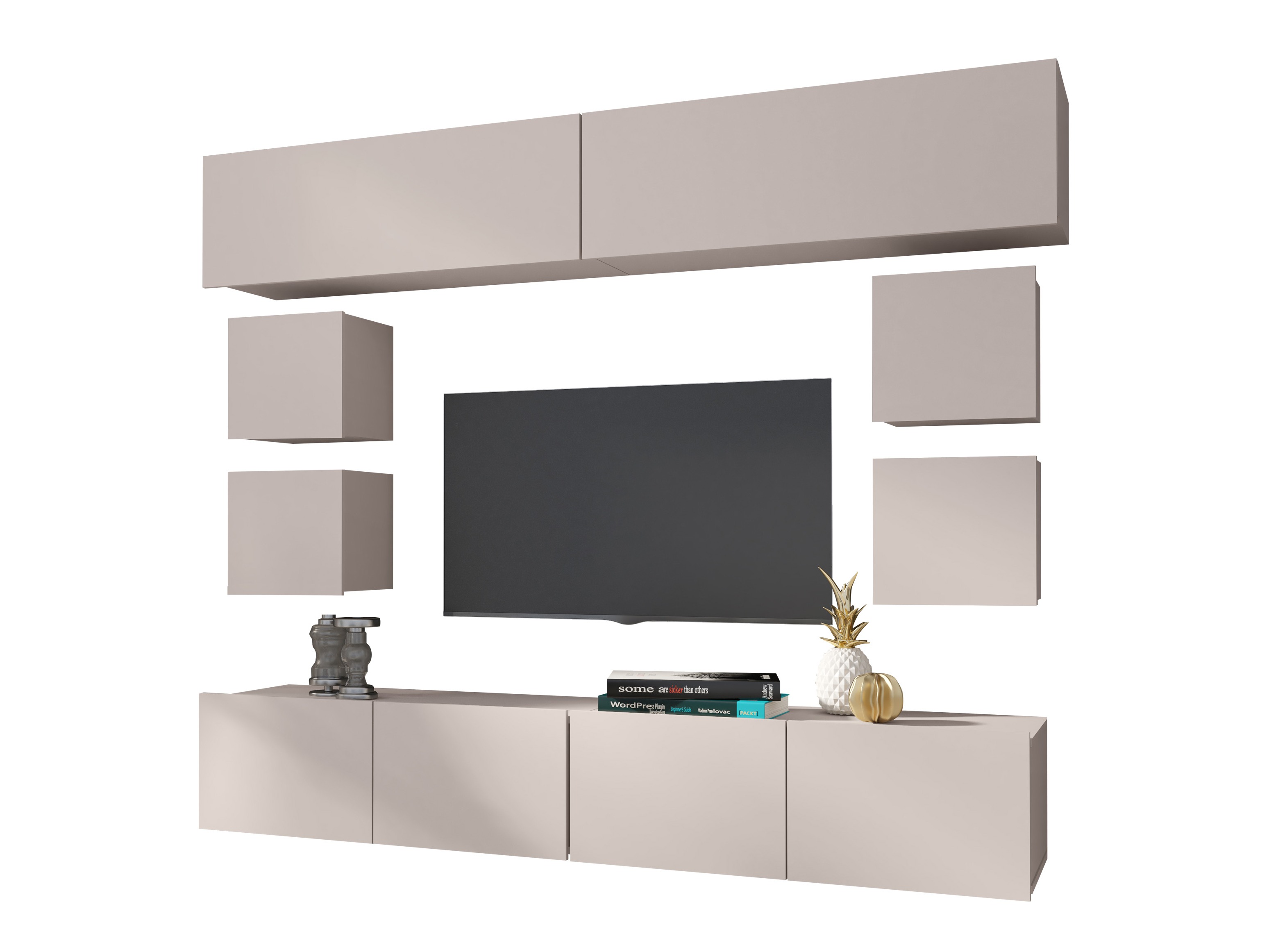 Parete attrezzata Remus XVI (Cachemire)