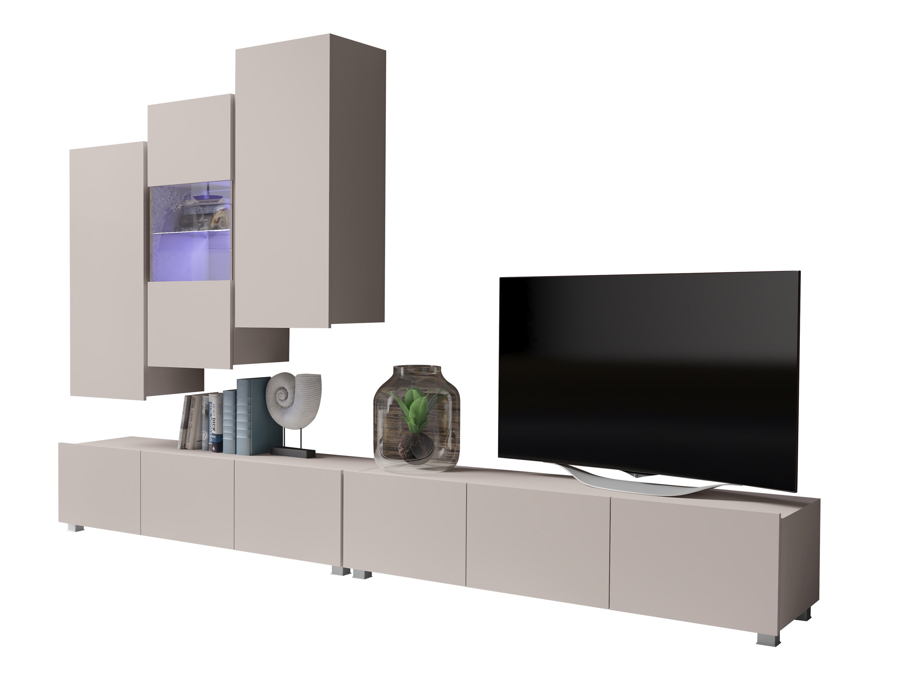 Parete attrezzata Remus XVII (Cachemire)