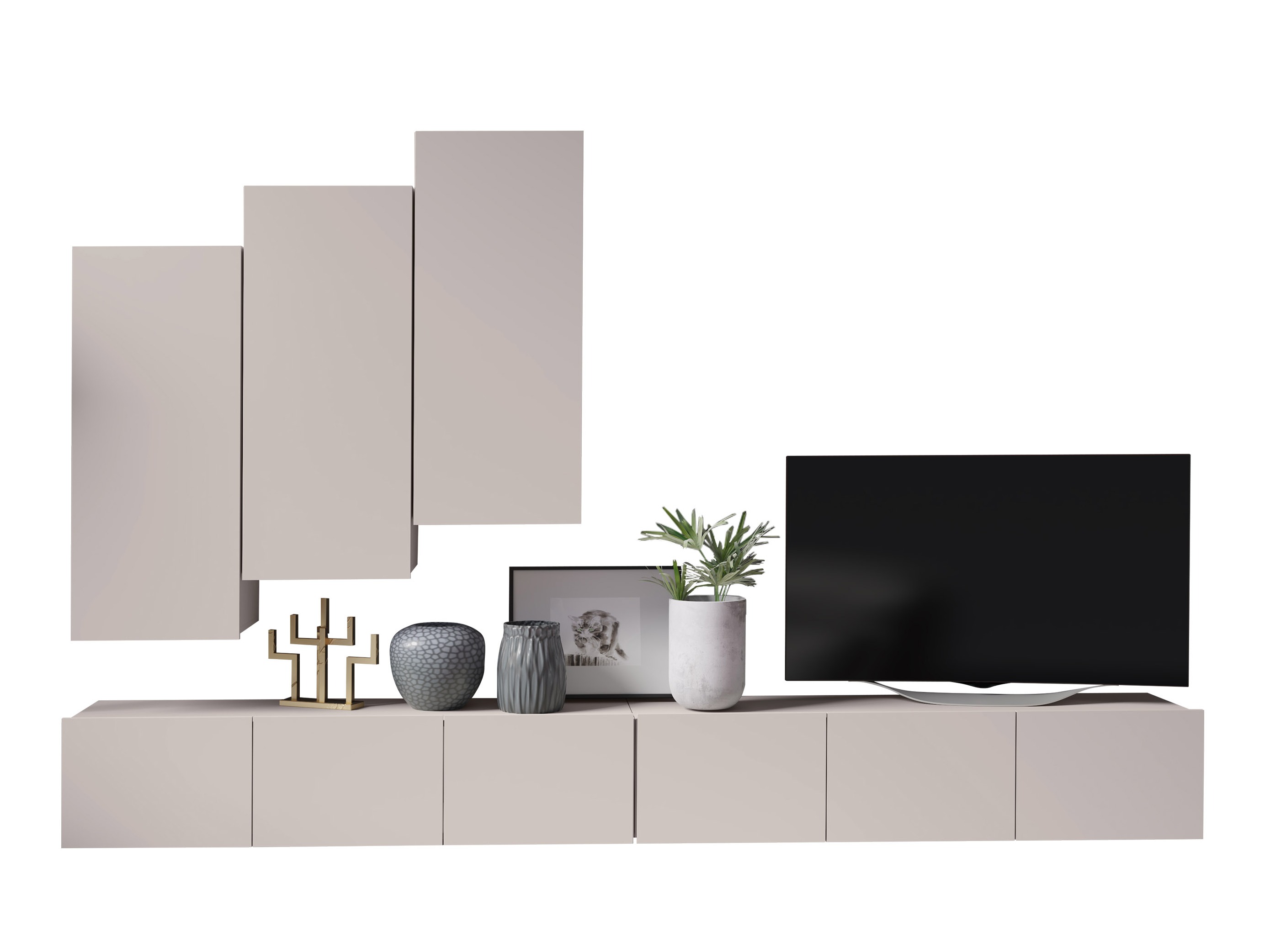 Parete attrezzata Remus XX (Cachemire)