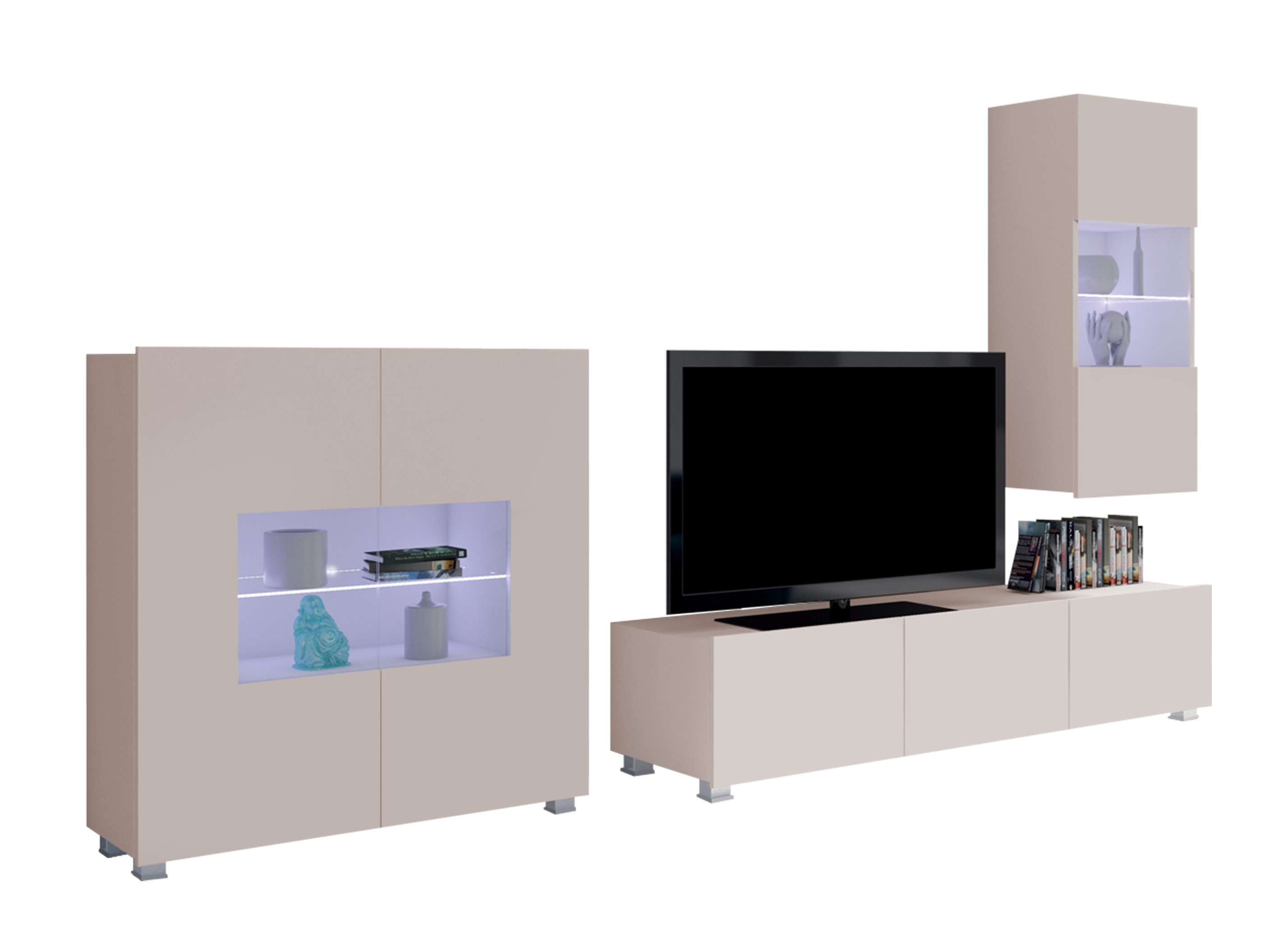 Parete attrezzata Tivdalu 111 (Cachemire)