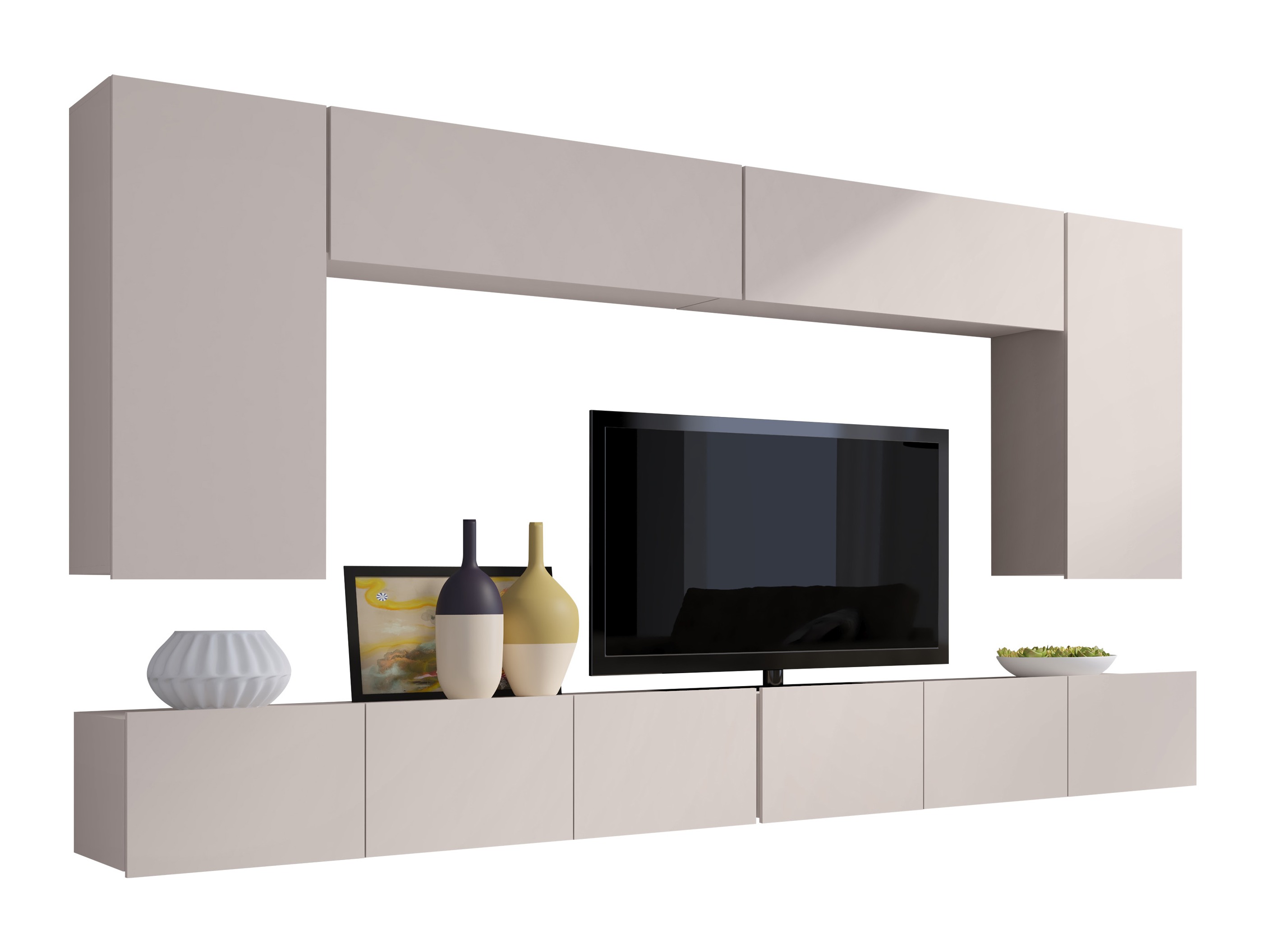 Parete attrezzata Tivdalu 135 (Cachemire)