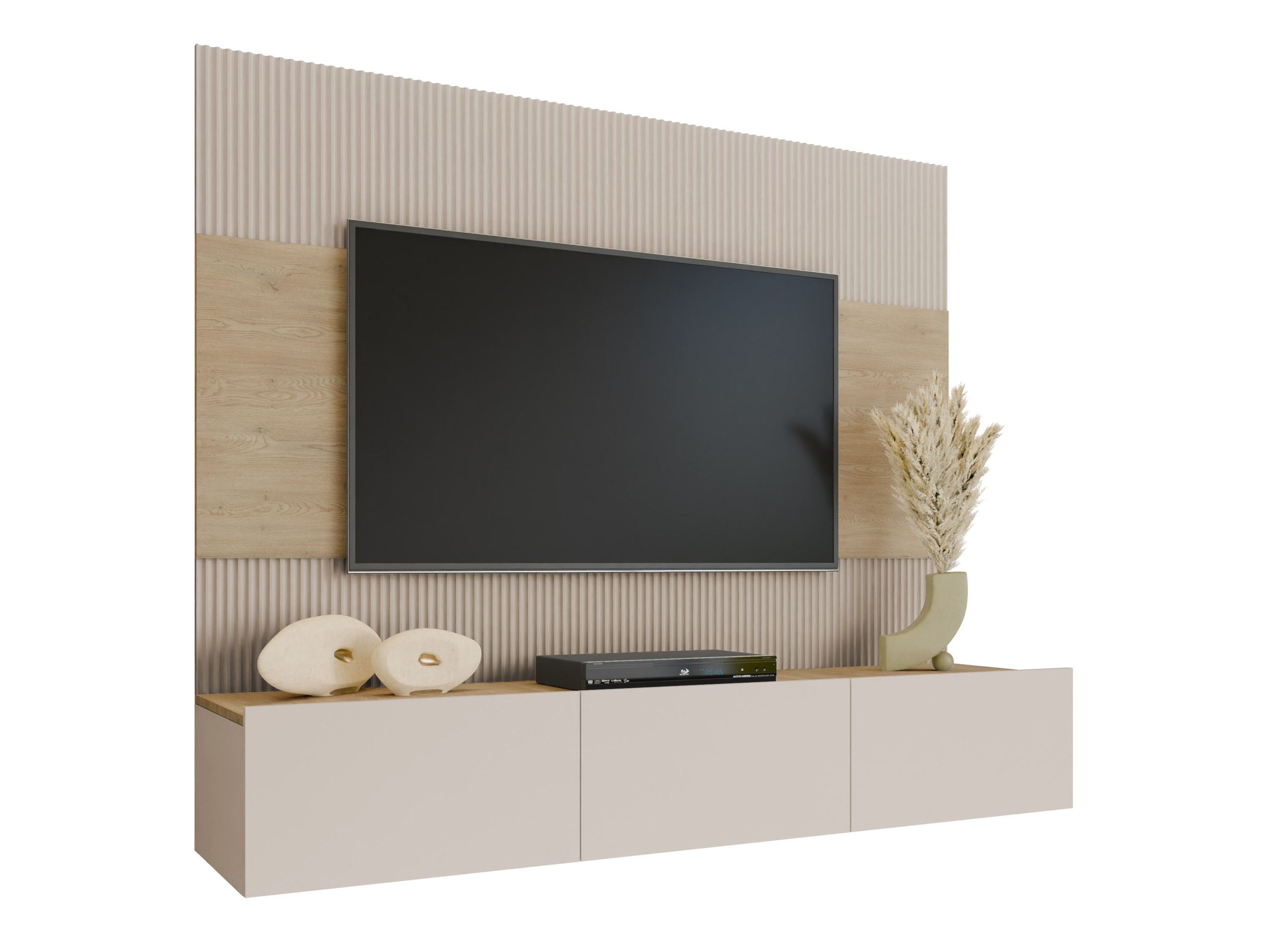 Parete attrezzata Comfivo Salix (Beige + Rovere cremona)