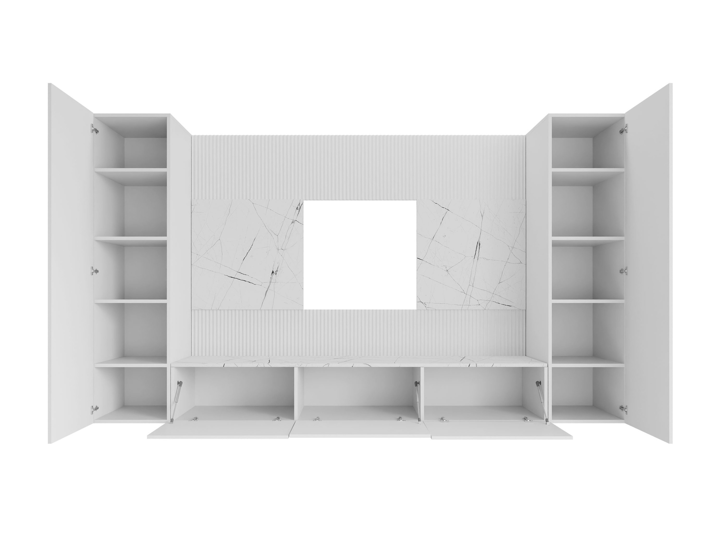 Parete attrezzata Comfivo Salix V (Beige + Quercia)
