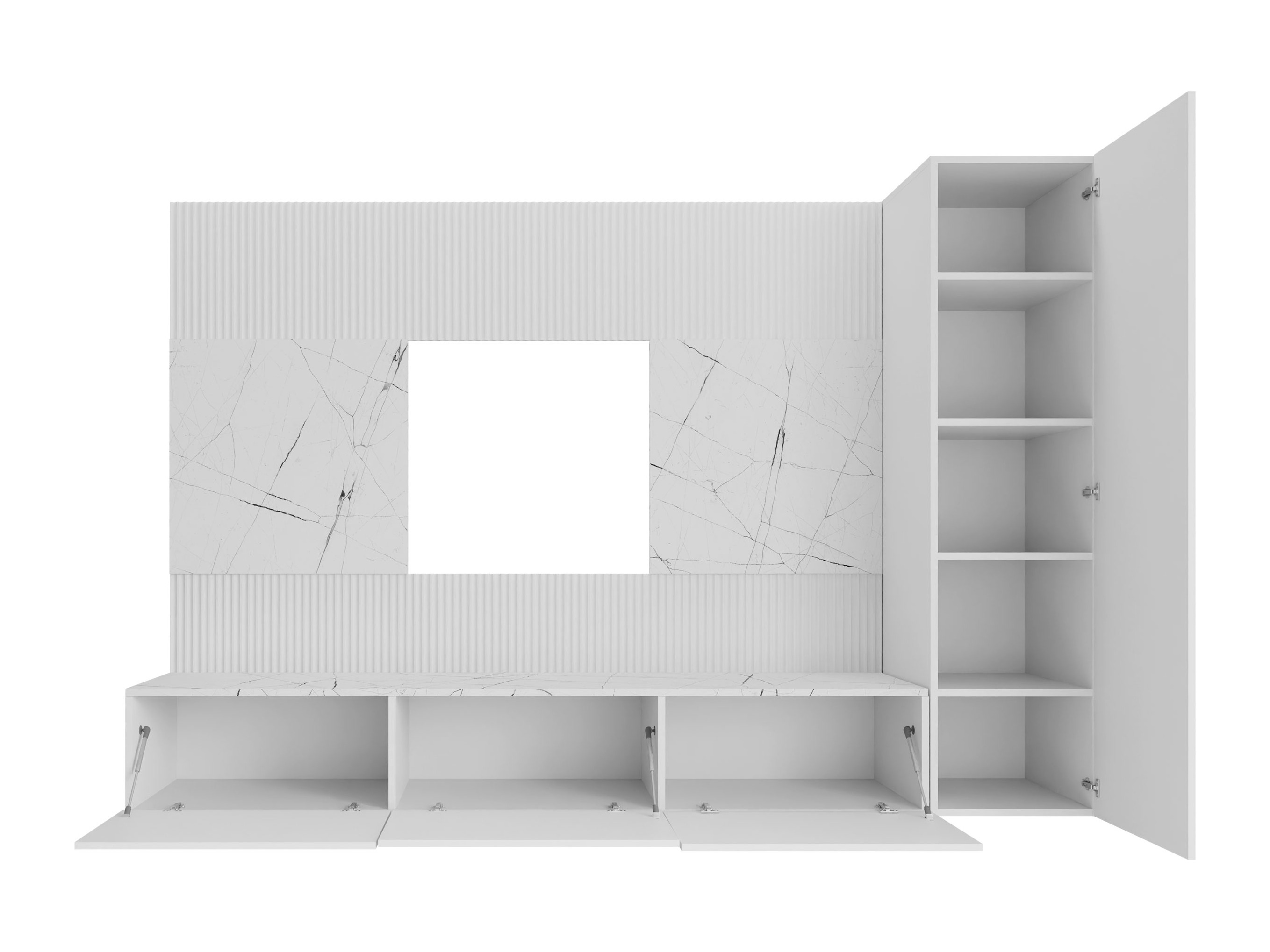 Parete attrezzata Comfivo Salix VI (Beige + Quercia)