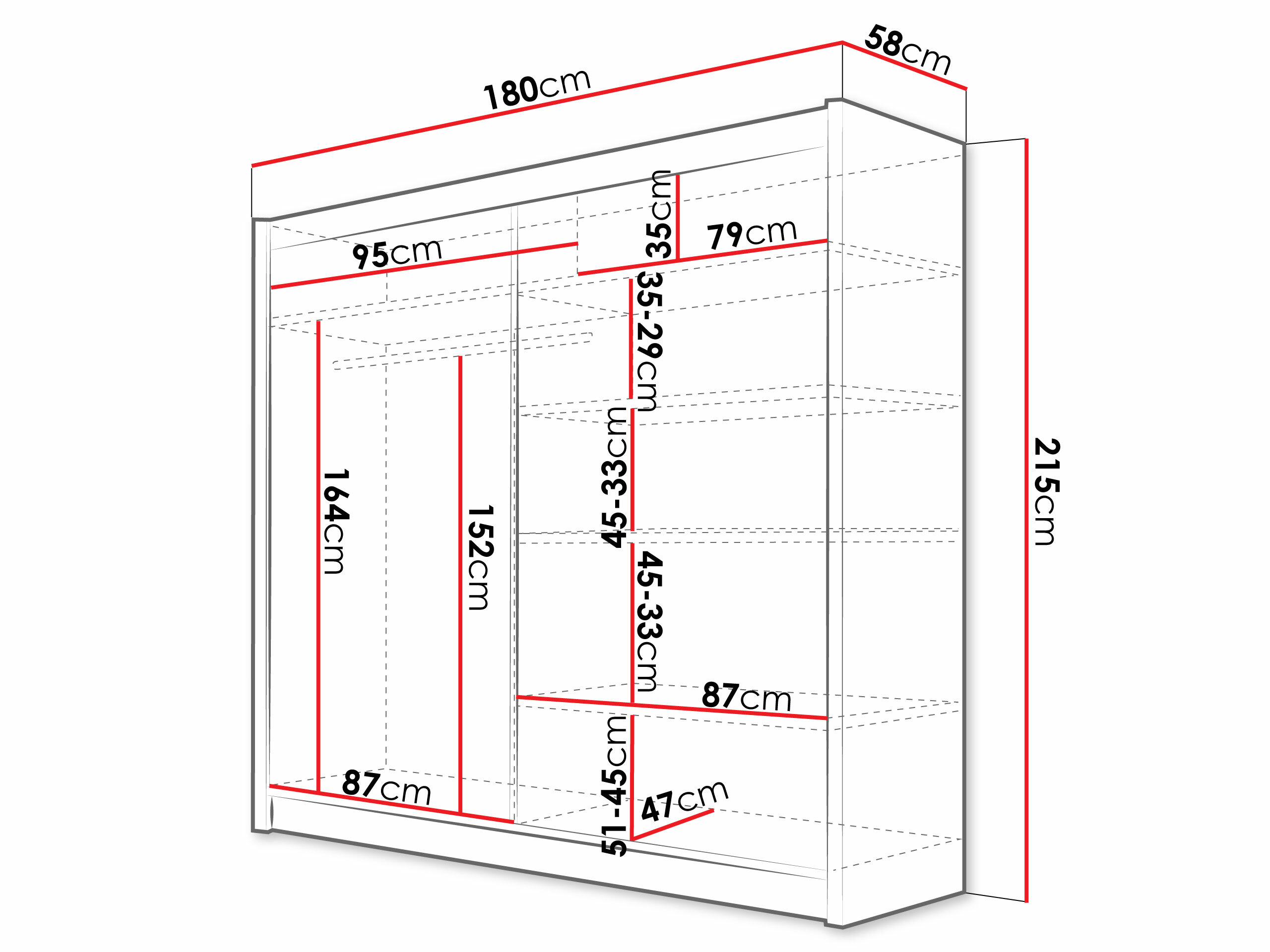 Armadio Closico Area (Bianco)